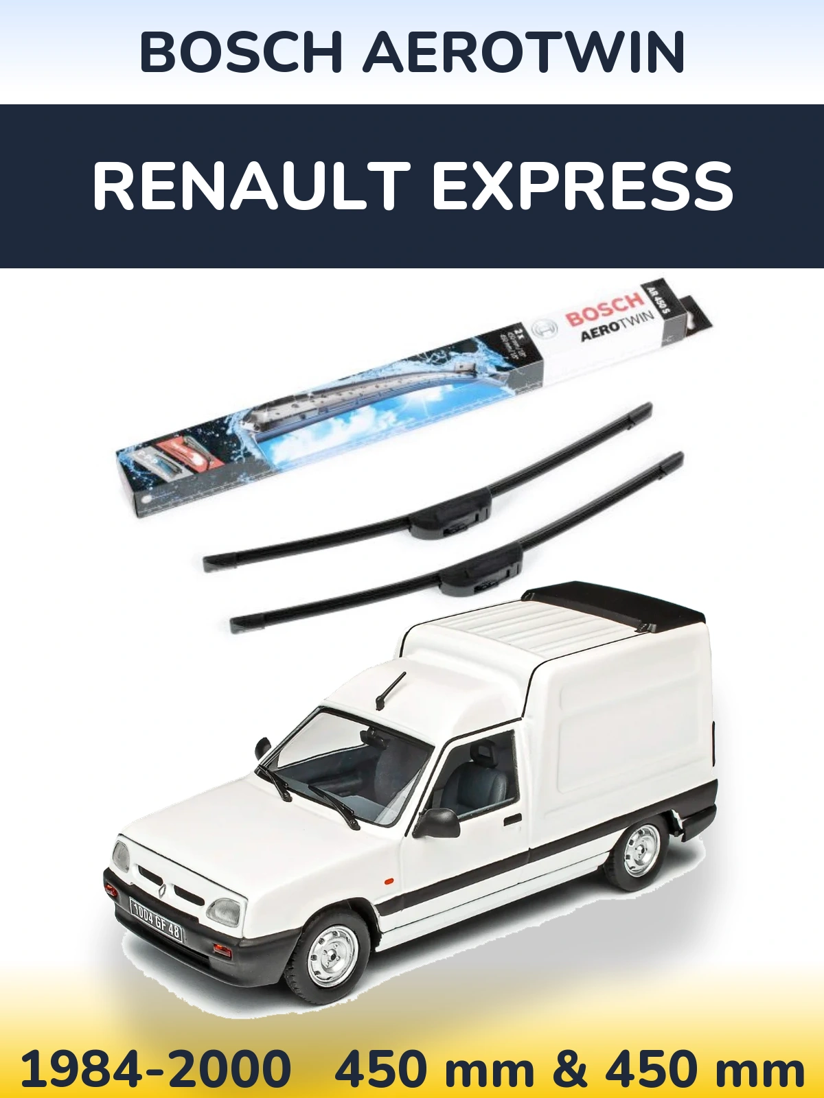 Ștergătoare BOSCH AeroTwin pentru Renault Express