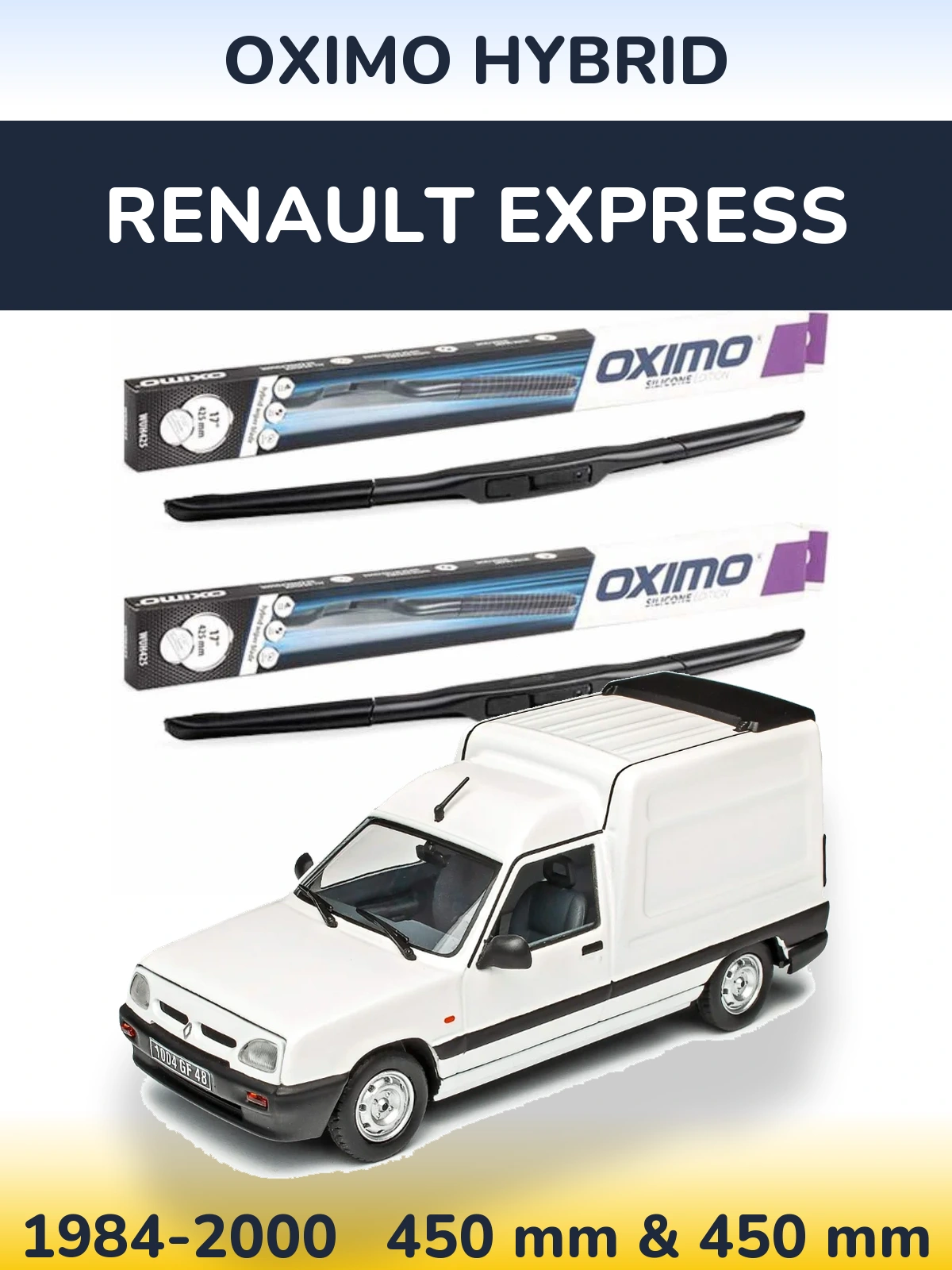 Ștergătoare Oximo Hybrid pentru Renault Express