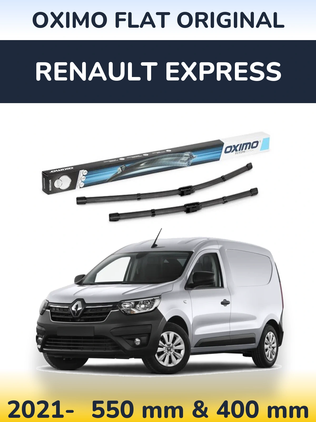 Ștergătoare Oximo Flat Original pentru Renault Express