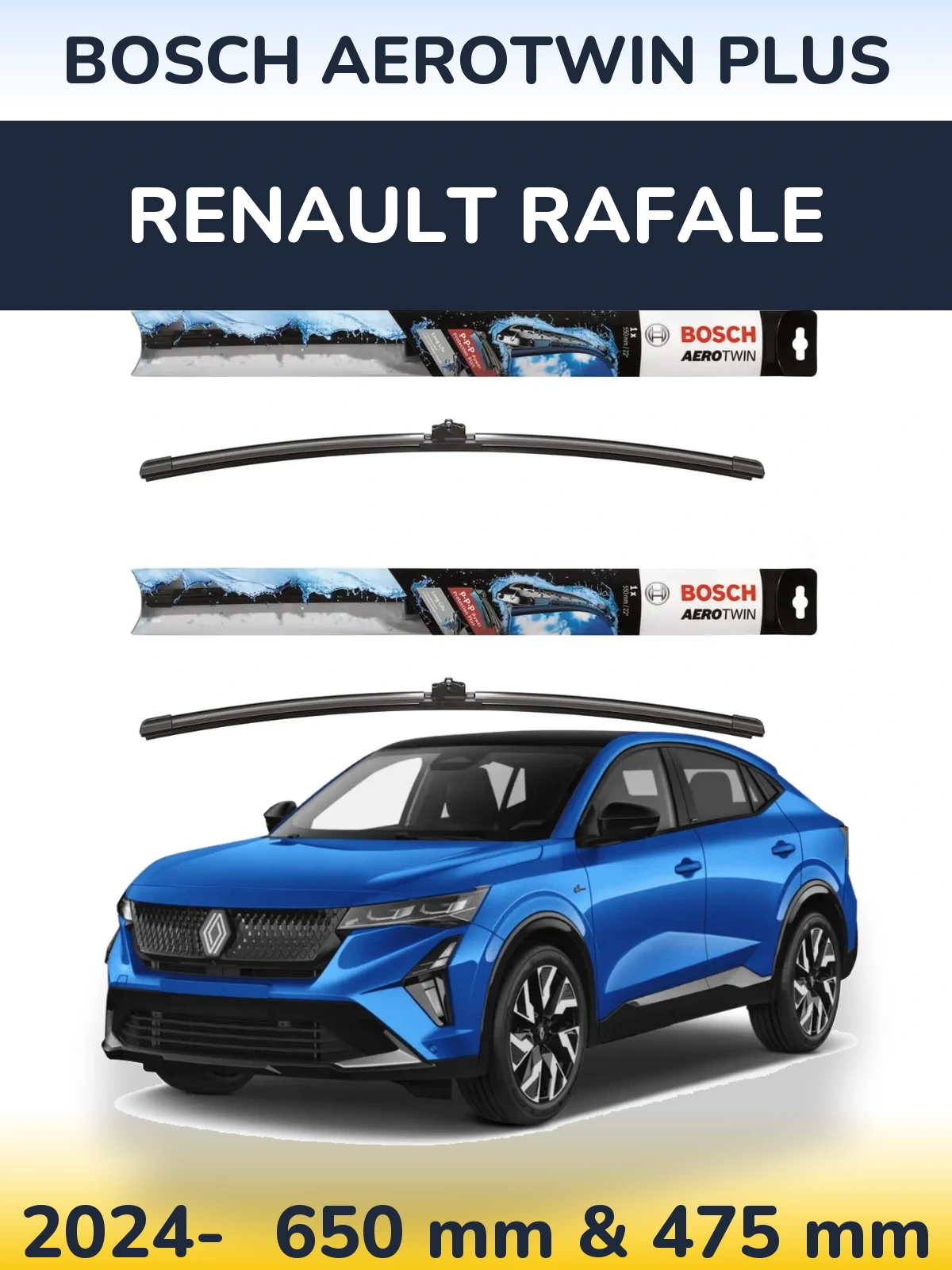 Ștergătoare BOSCH AeroTwin Plus pentru Renault Rafale
