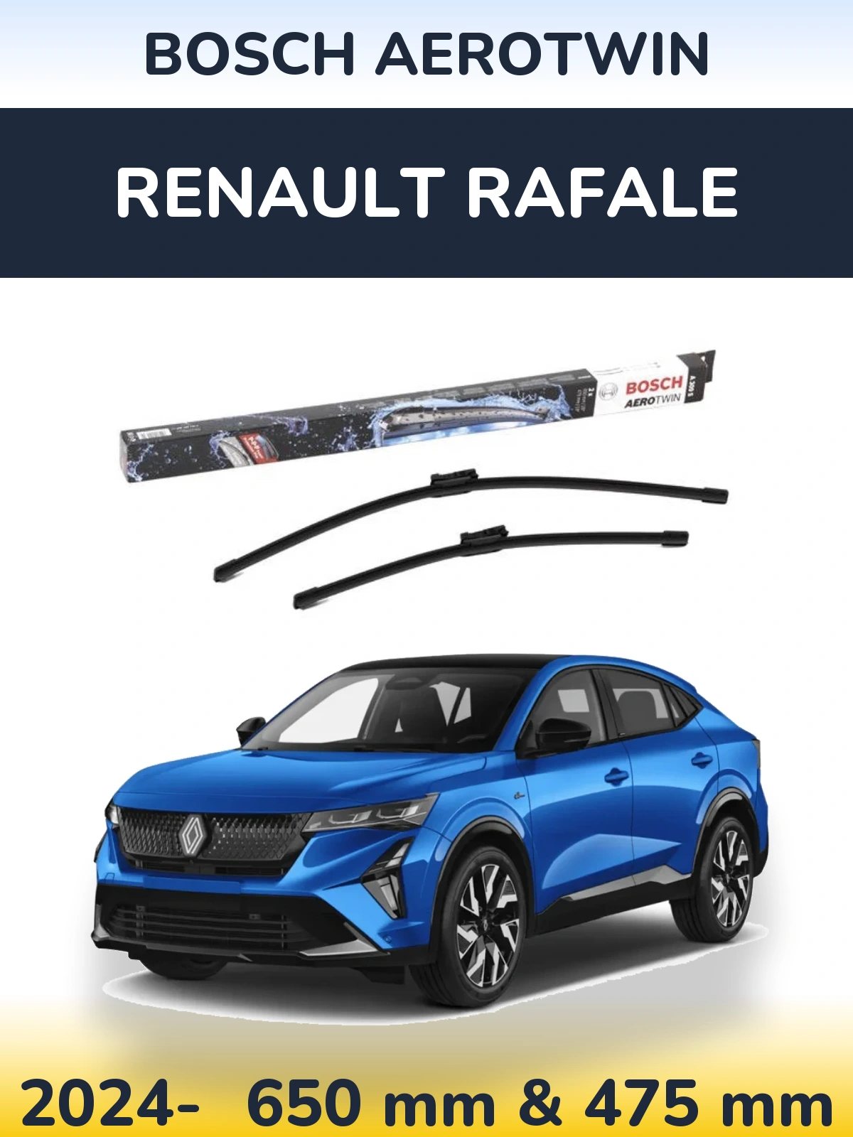 Ștergătoare BOSCH AeroTwin pentru Renault Rafale