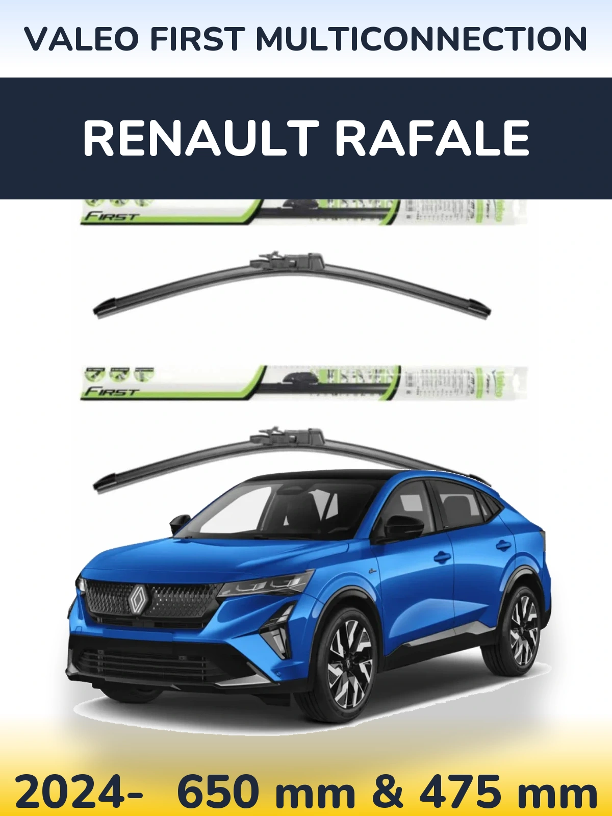 Ștergătoare Valeo First MultiConnection pentru Renault Rafale