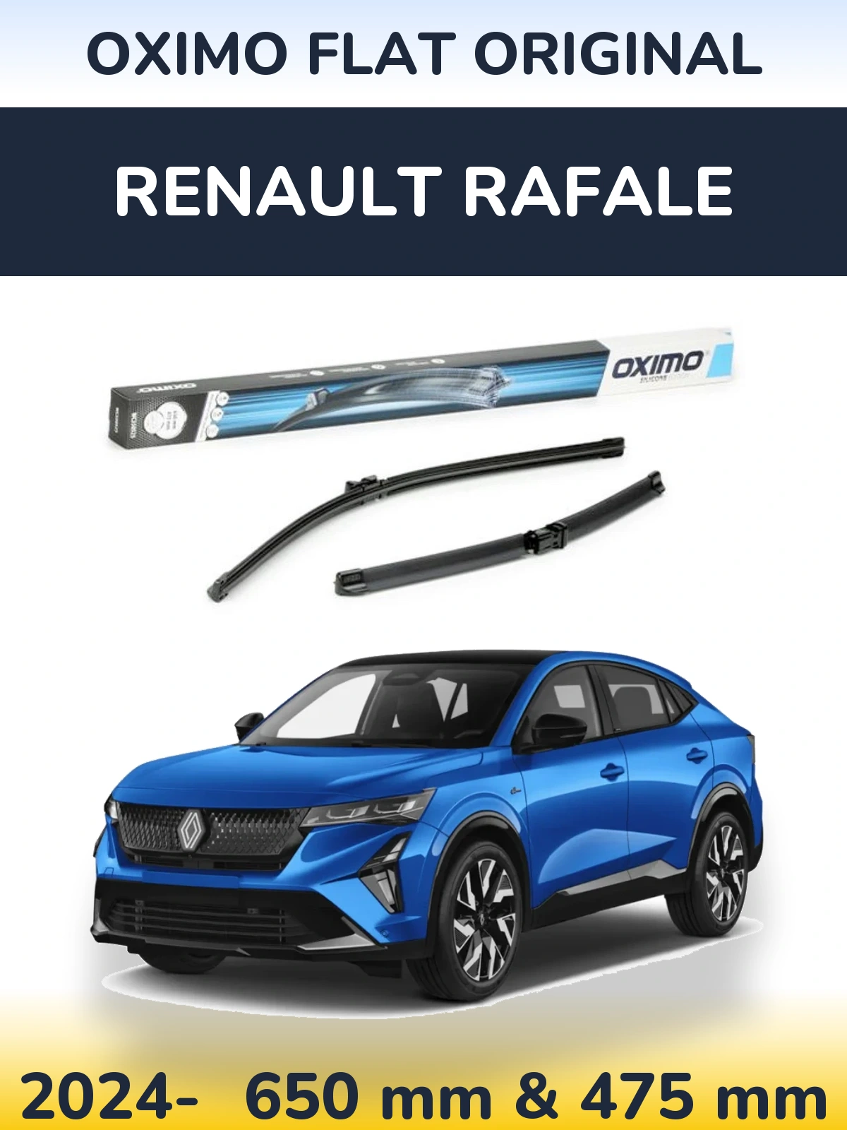 Ștergătoare Oximo Flat Original pentru Renault Rafale
