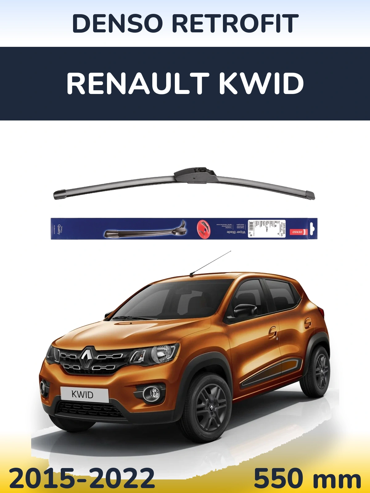 Ștergătoare Denso Retrofit pentru Renault Kwid