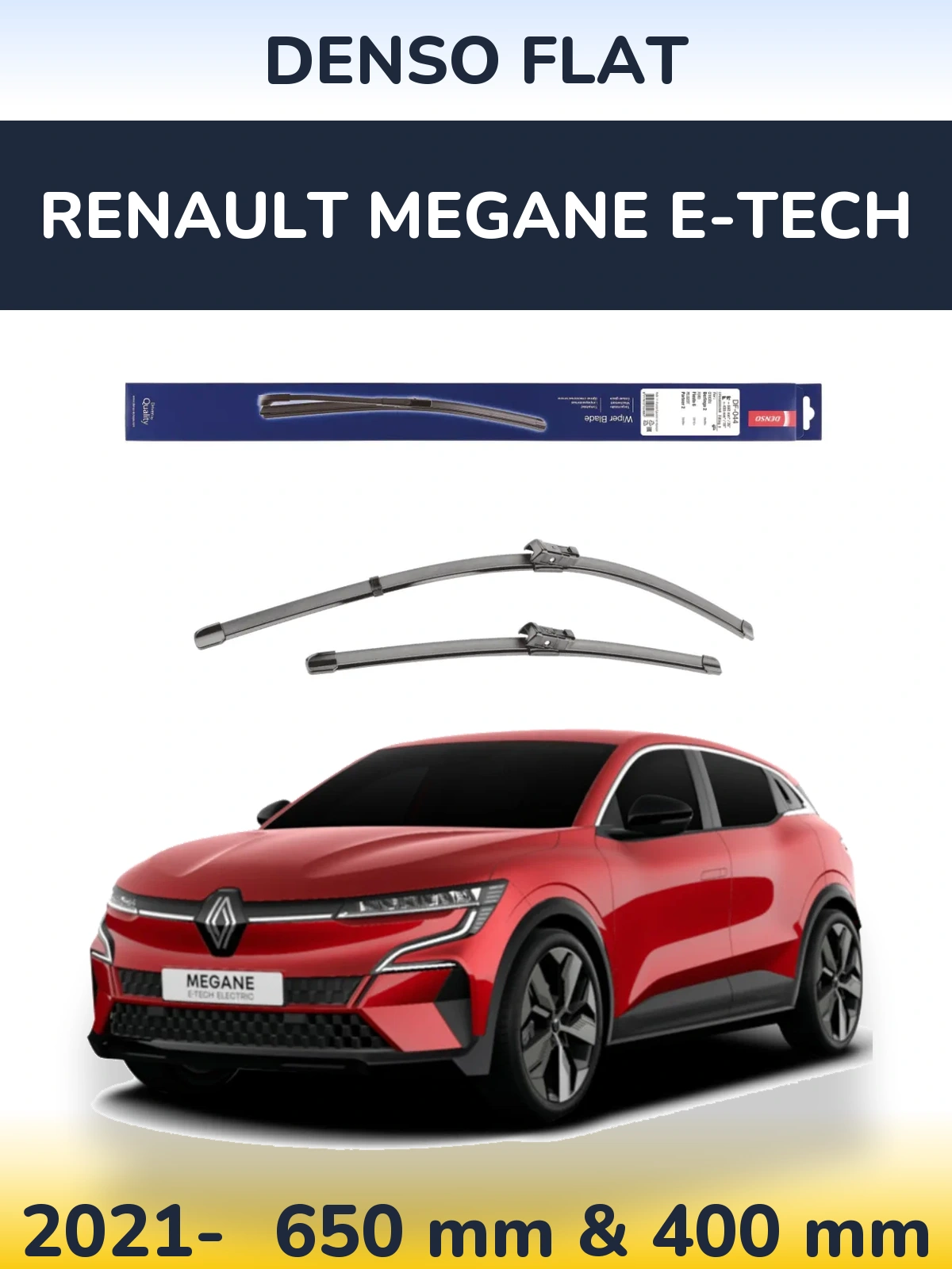 Ștergătoare Denso Flat pentru Renault Megane E-Tech