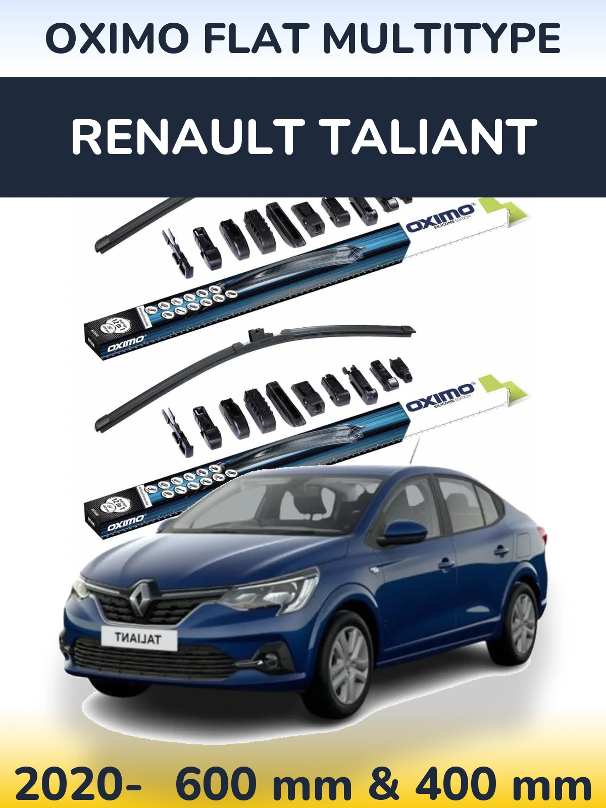 Ștergătoare Oximo Flat MultiTipe pentru Renault Taliant