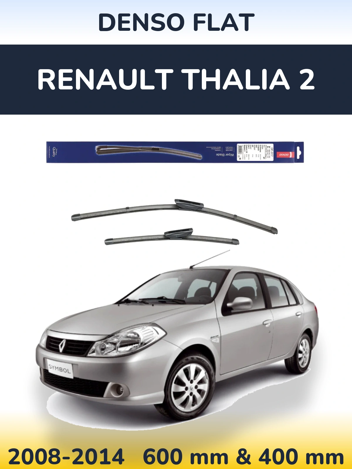 Ștergătoare Denso Flat pentru Renault Thalia 2
