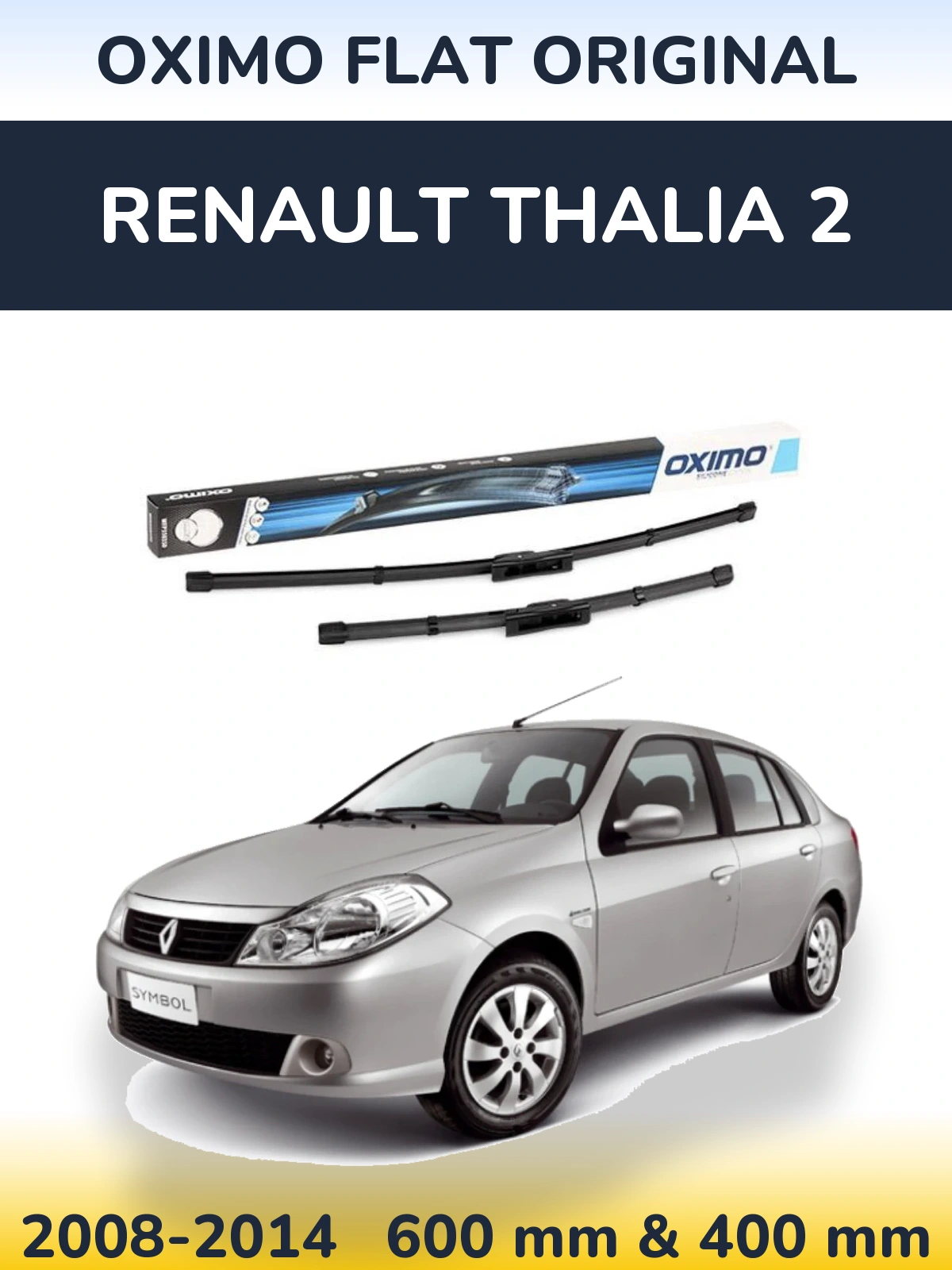 Ștergătoare Oximo Flat Original pentru Renault Thalia 2