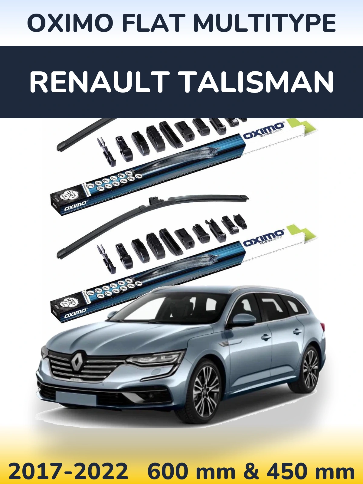 Ștergătoare Oximo Flat MultiTipe pentru Renault Talisman