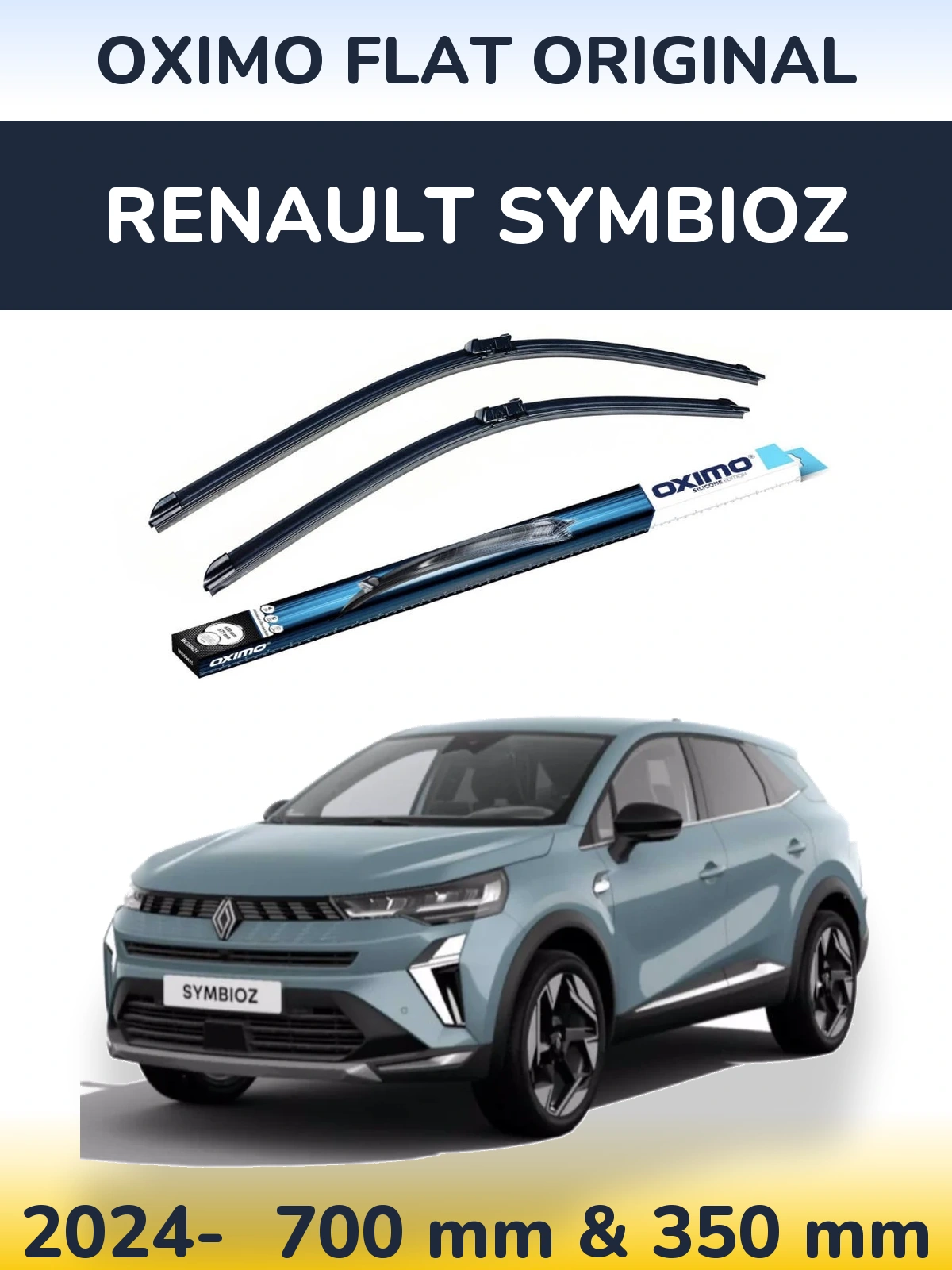 Ștergătoare Oximo Flat Original pentru Renault Symbioz