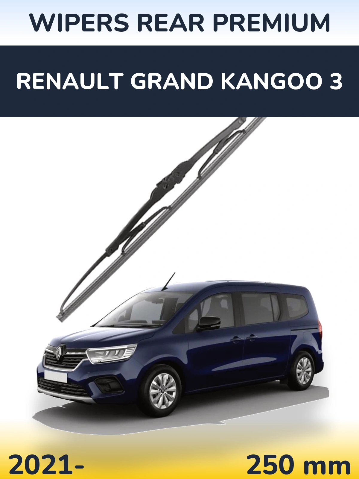 Ștergătoare WIPERS REAR PREMIUM pentru Renault Grand Kangoo 3