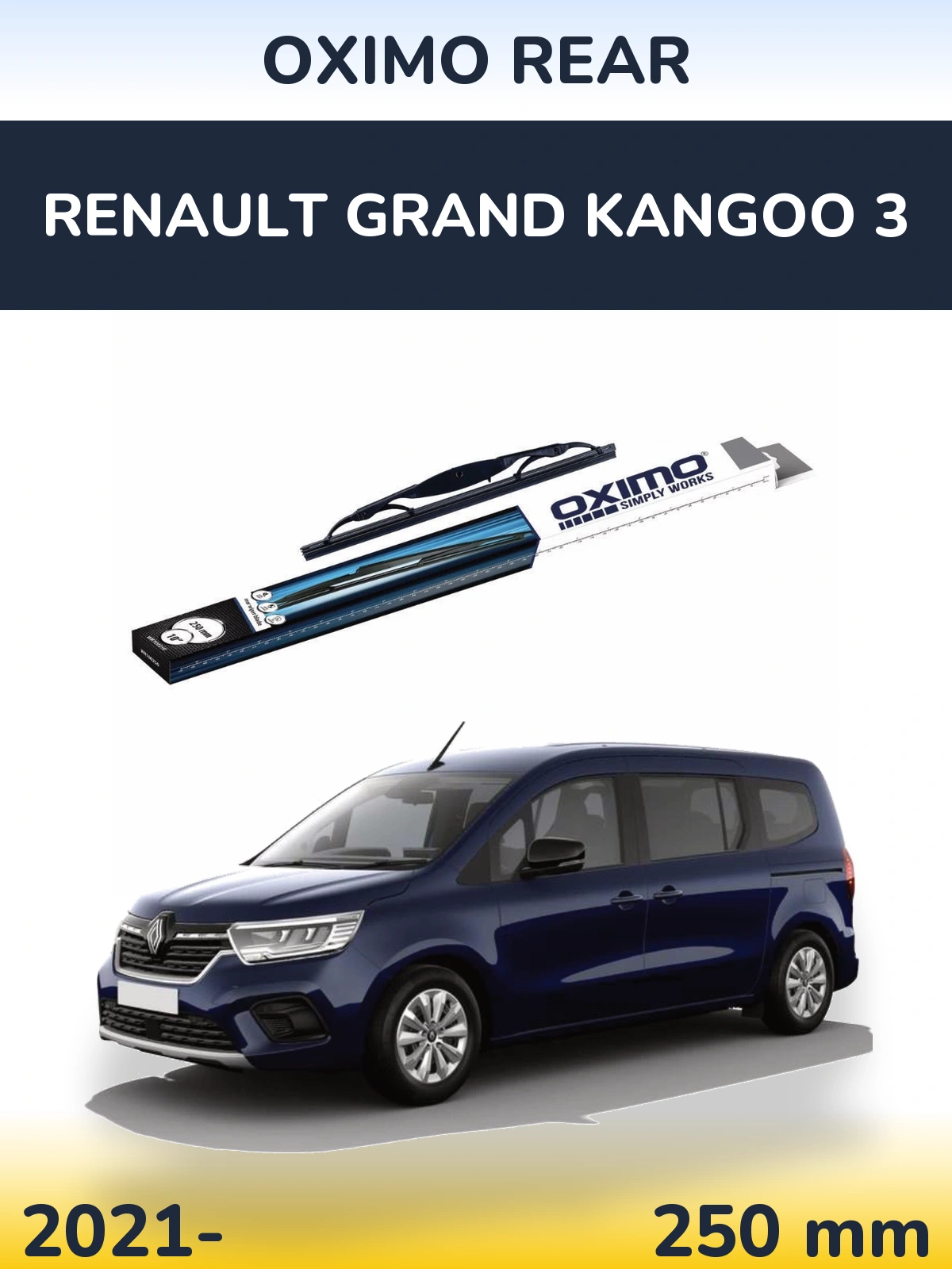 Ștergătoare Oximo Rear pentru Renault Grand Kangoo 3