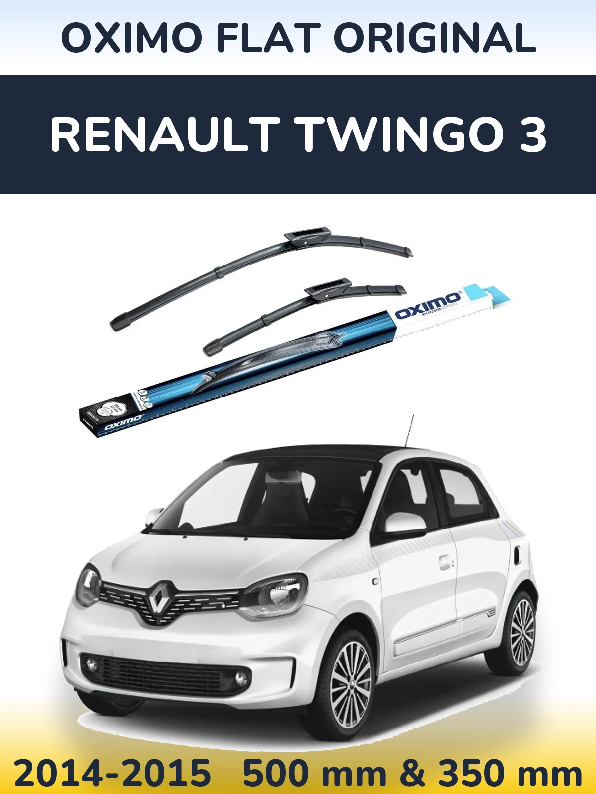 Ștergătoare Oximo Flat Original pentru Renault Twingo 3