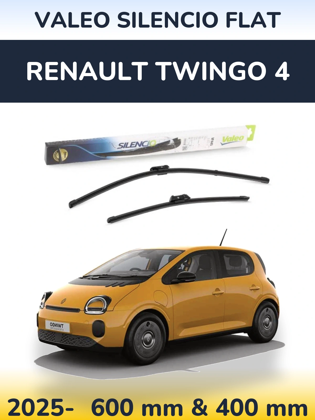 Ștergătoare Valeo Silencio Flat pentru Renault Twingo 4