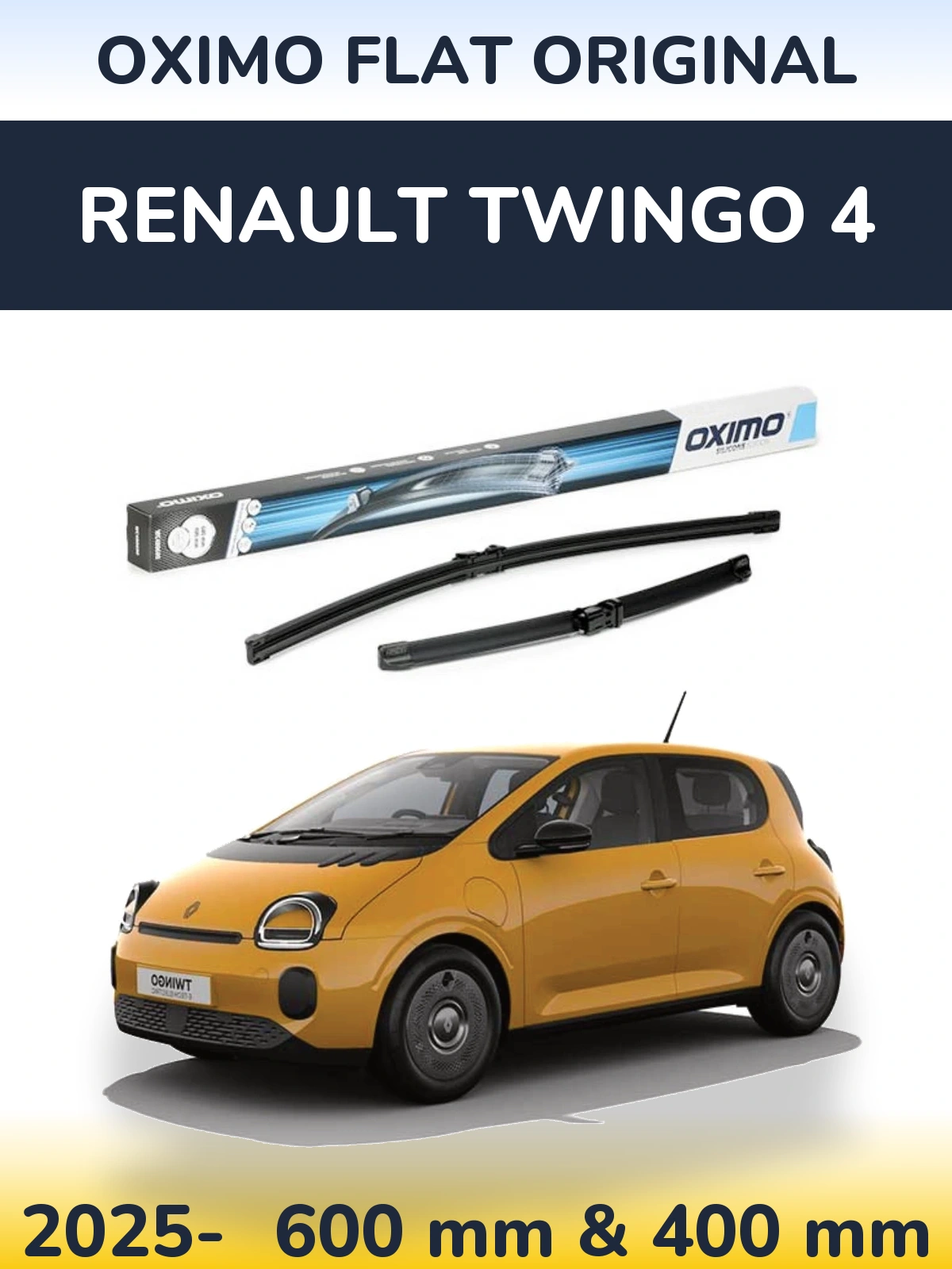 Ștergătoare Oximo Flat Original pentru Renault Twingo 4
