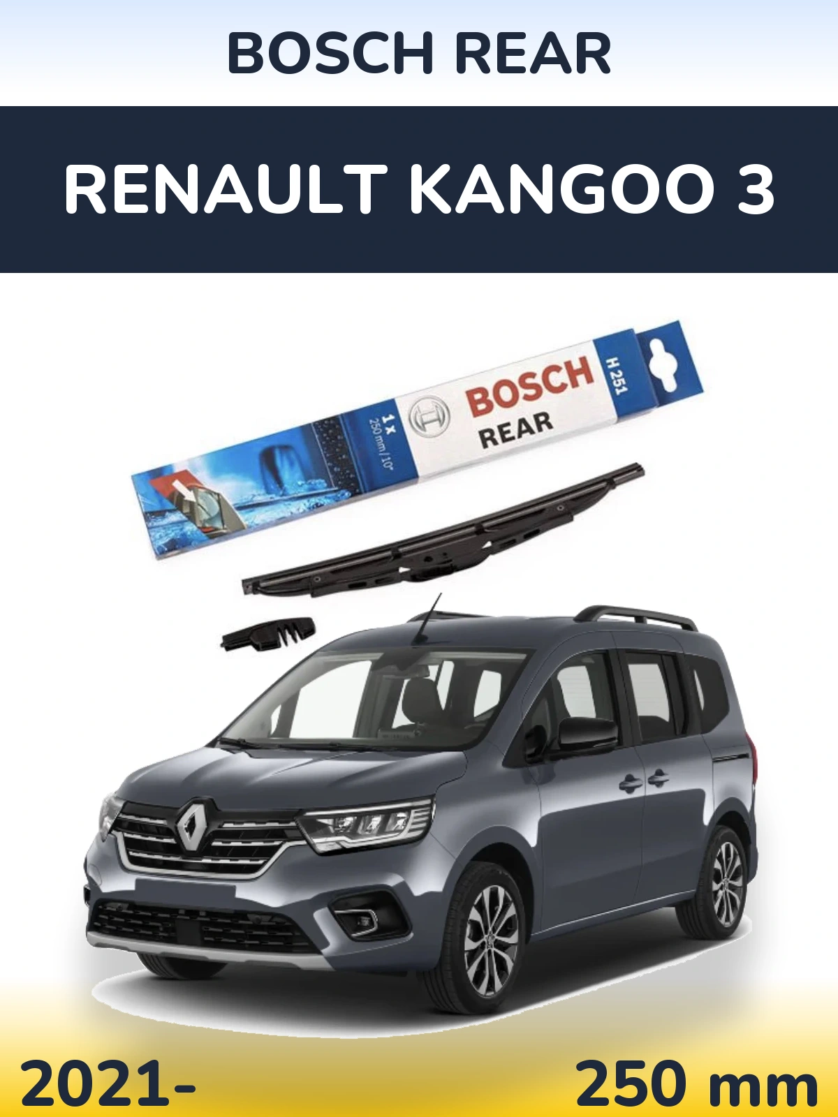 Ștergătoare BOSCH Rear pentru Renault Kangoo 3