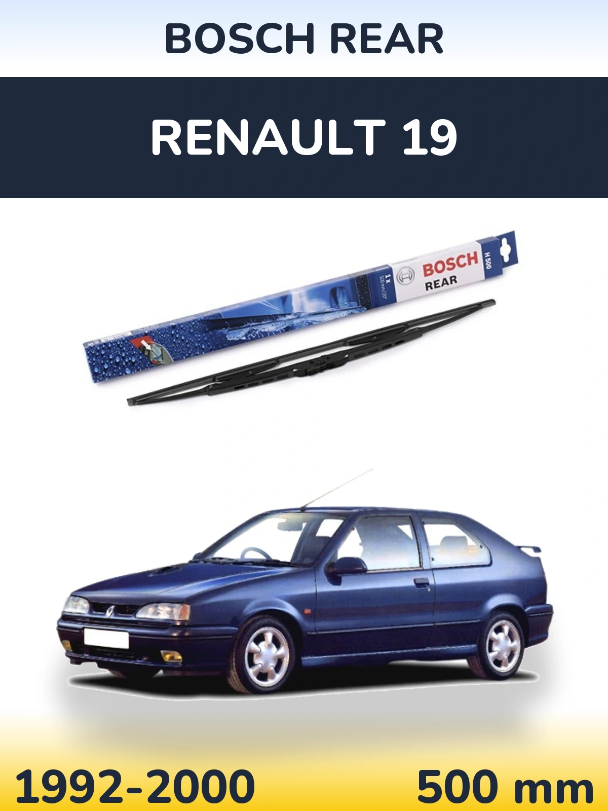 Ștergătoare BOSCH Rear pentru Renault 19