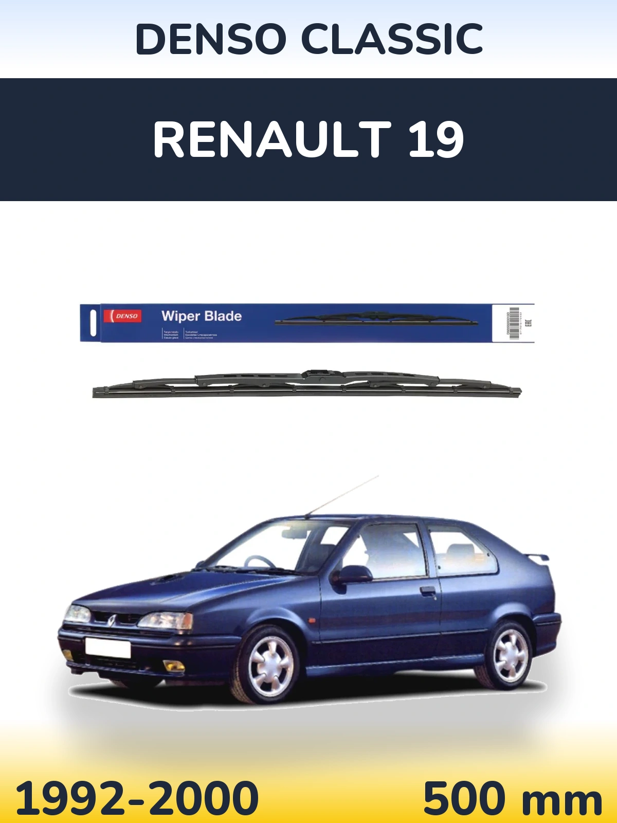 Ștergătoare Denso Classic pentru Renault 19