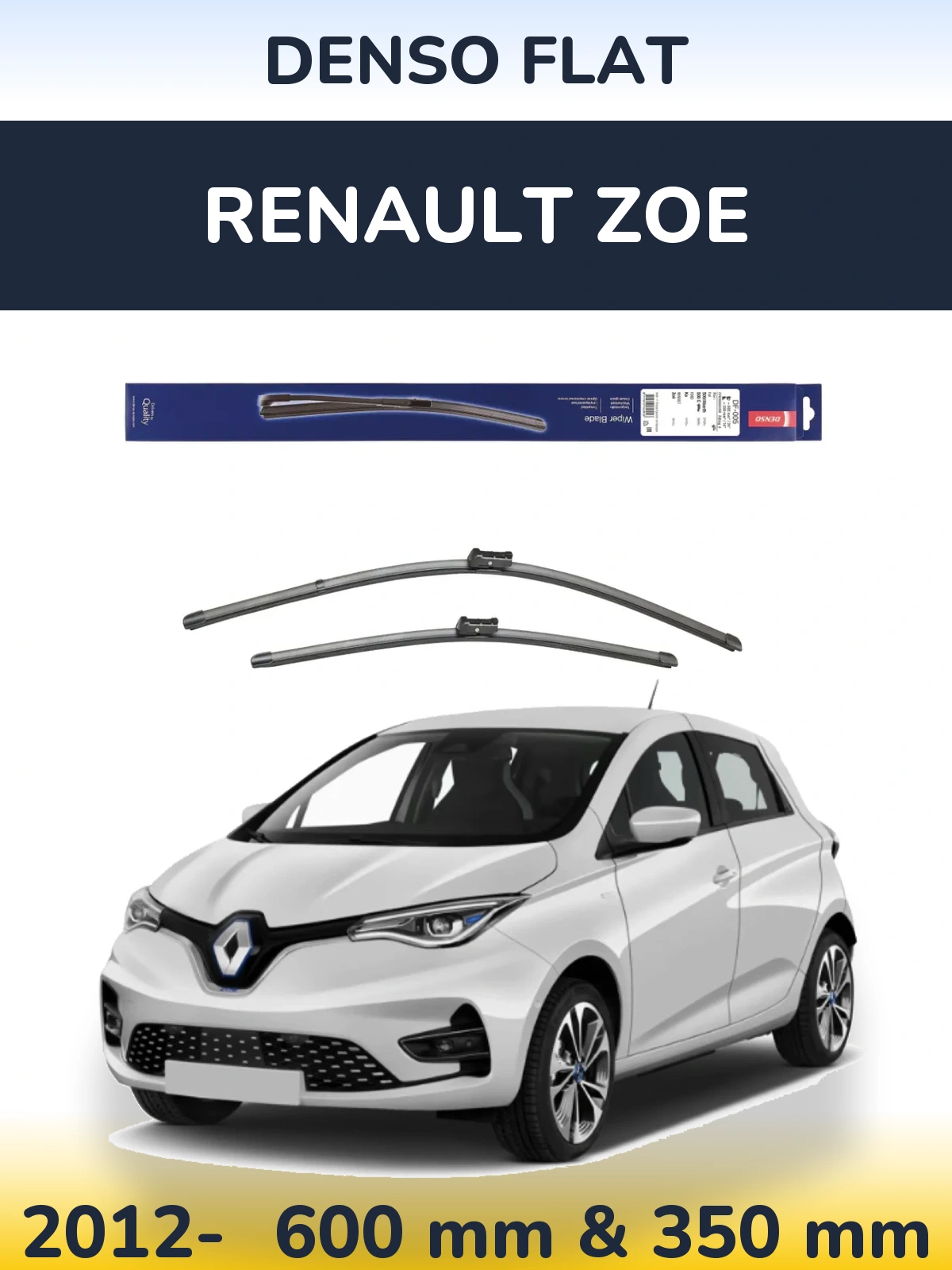 Ștergătoare Denso Flat pentru Renault Zoe