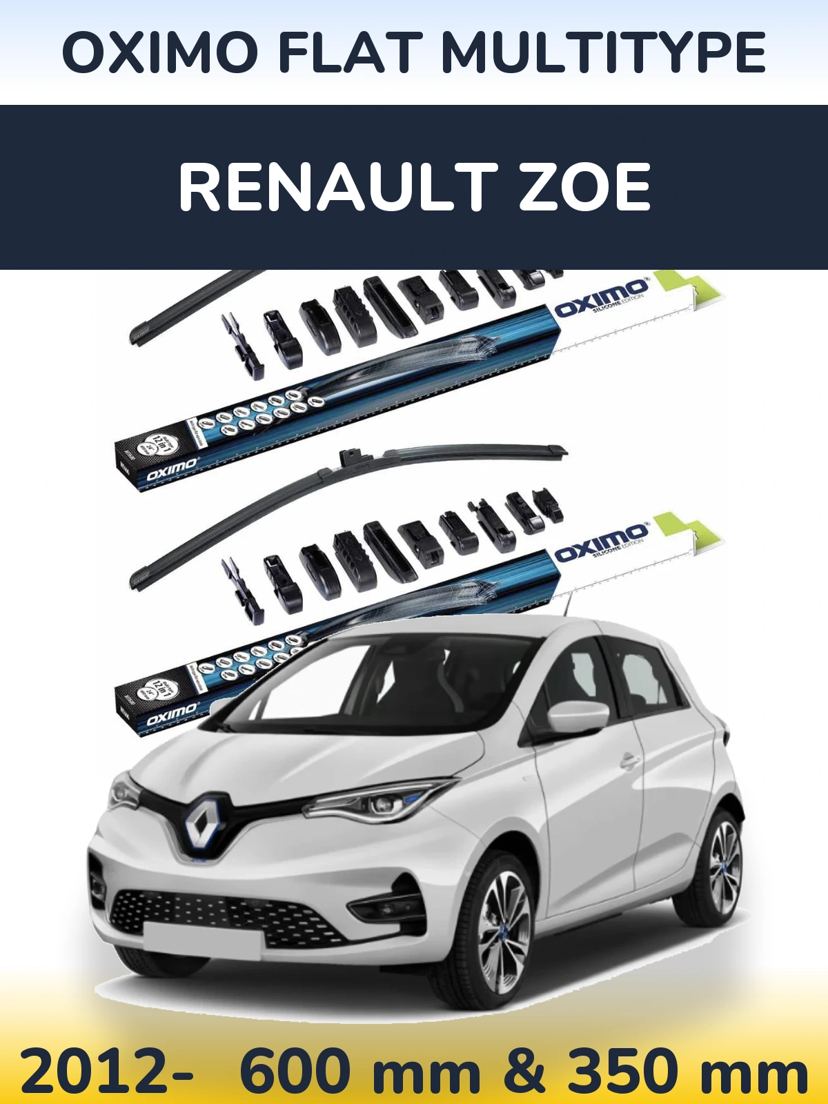 Ștergătoare Oximo Flat MultiTipe pentru Renault Zoe