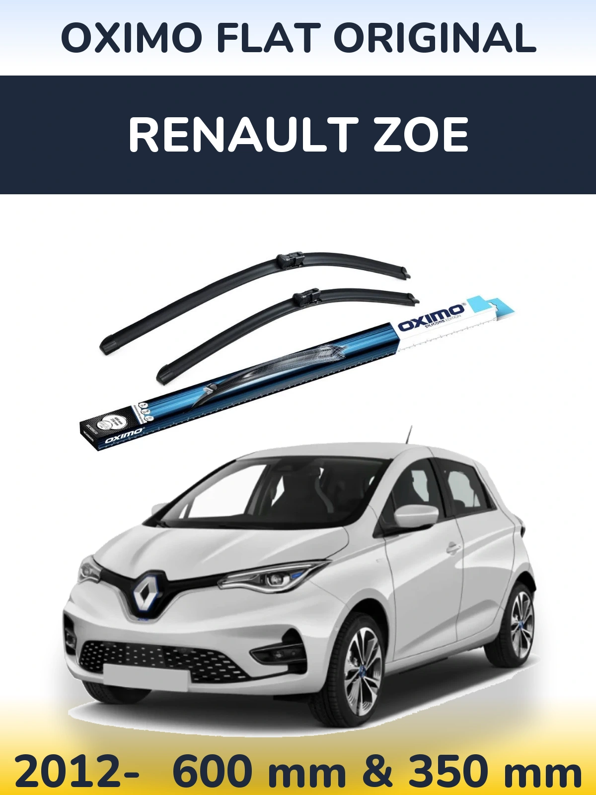 Ștergătoare Oximo Flat Original pentru Renault Zoe
