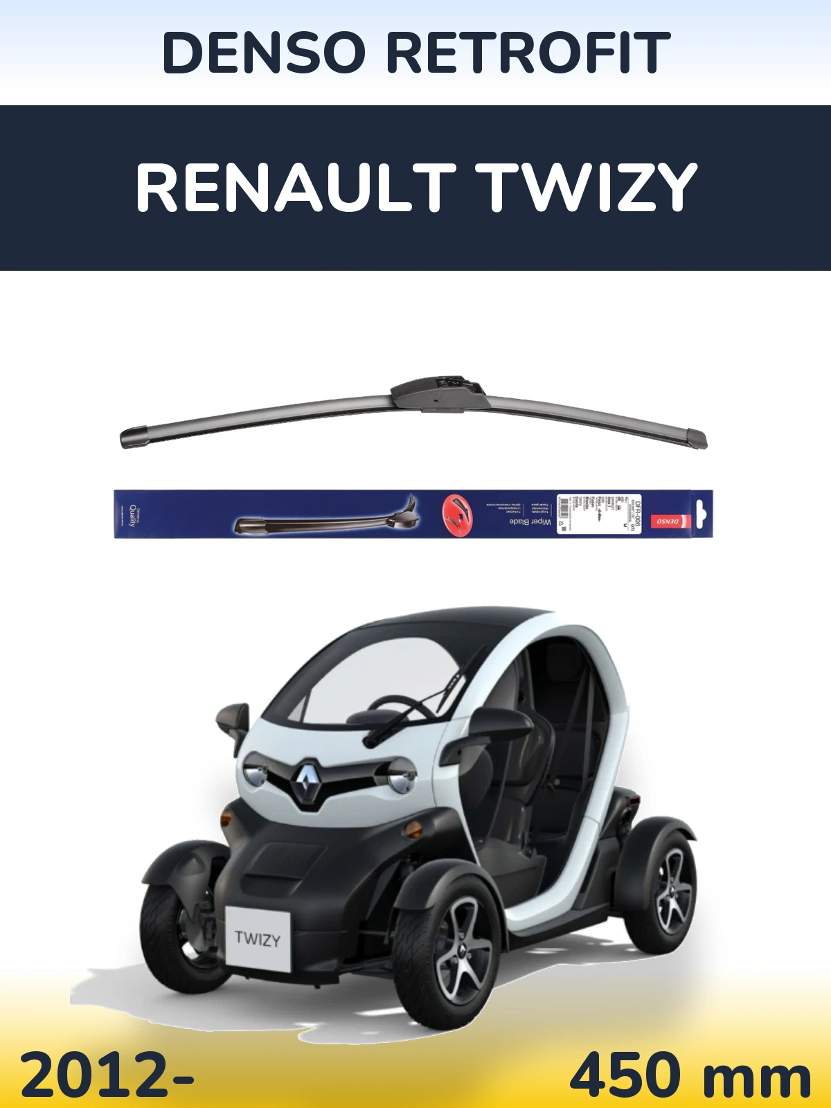 Ștergătoare Denso Retrofit pentru Renault Twizy