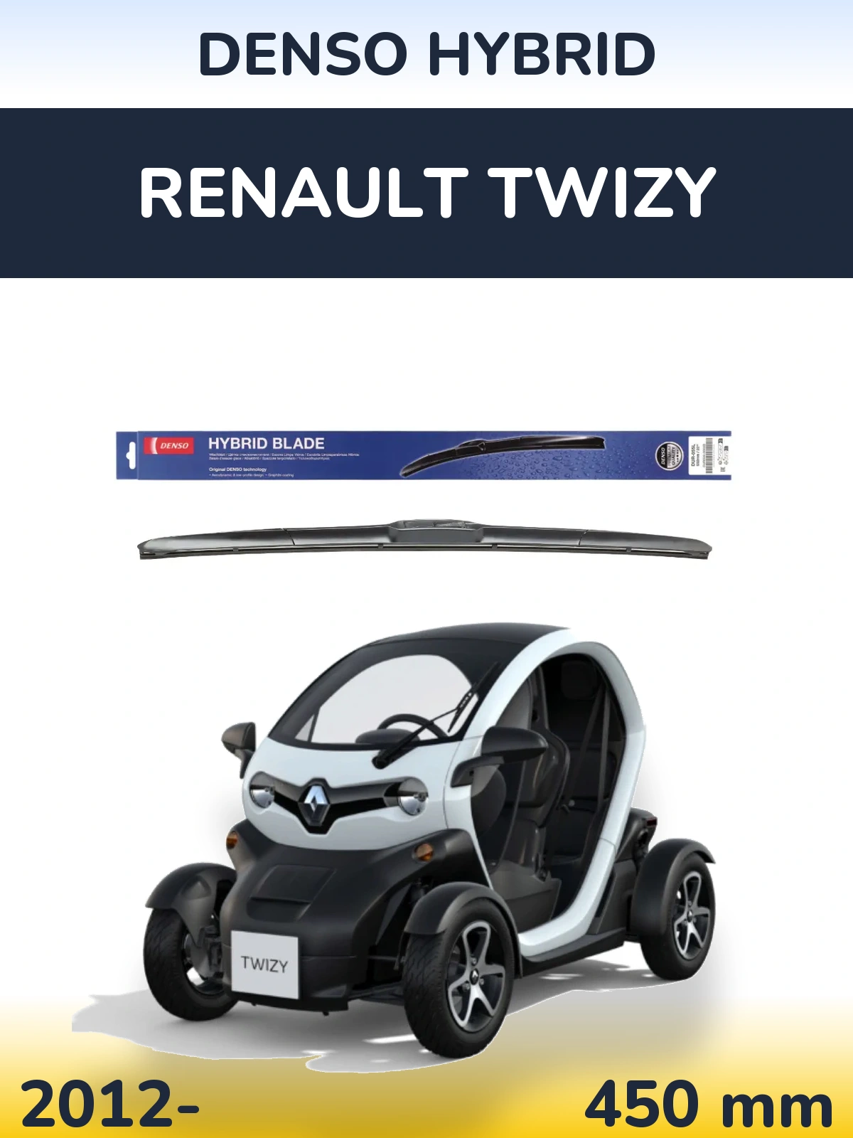 Ștergătoare Denso Hybrid pentru Renault Twizy