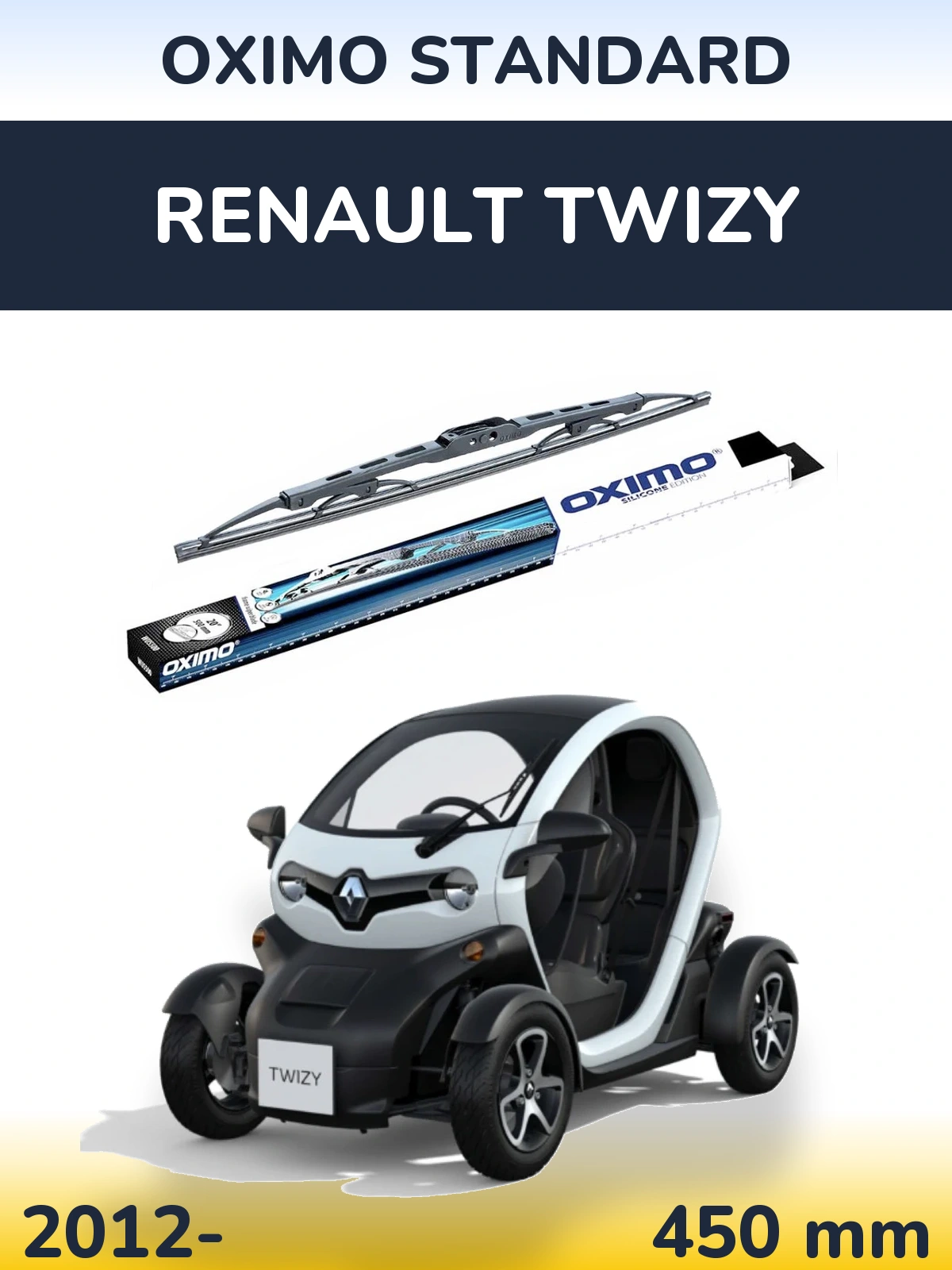 Ștergătoare Oximo Standard pentru Renault Twizy