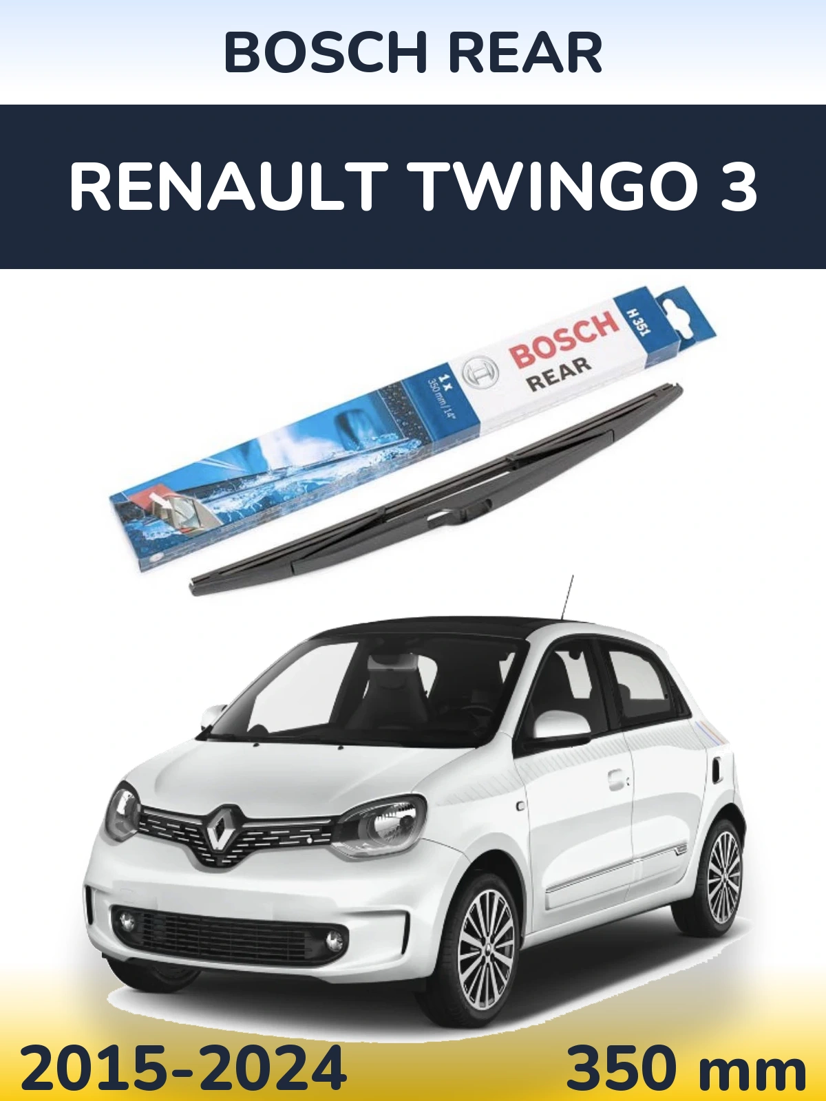Ștergătoare BOSCH Rear pentru Renault Twingo 3