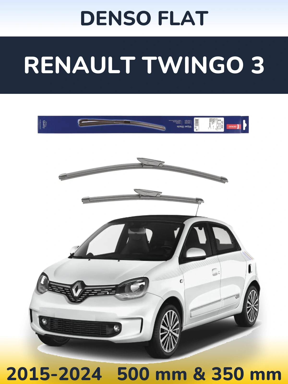 Ștergătoare Denso Flat pentru Renault Twingo 3