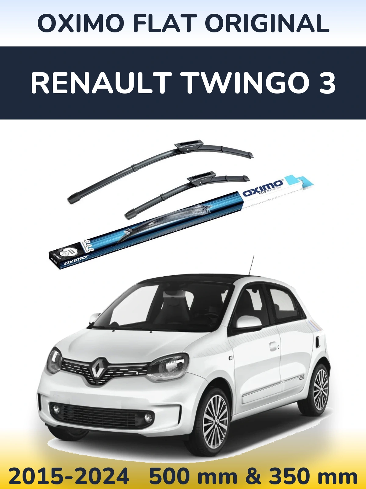 Ștergătoare Oximo Flat Original pentru Renault Twingo 3