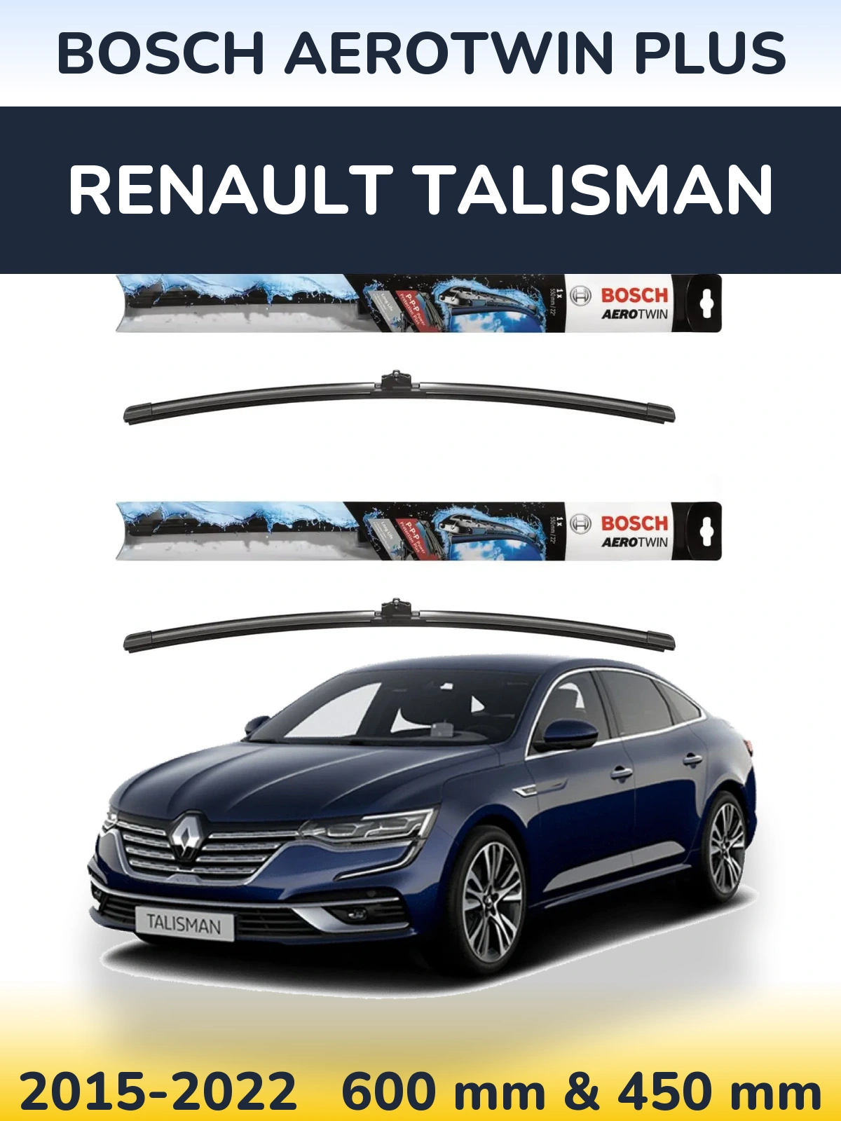Ștergătoare BOSCH AeroTwin Plus pentru Renault Talisman