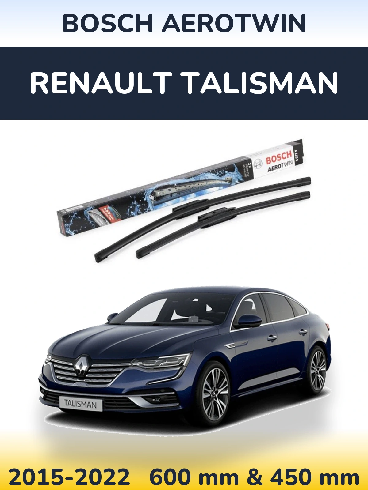 Ștergătoare BOSCH AeroTwin pentru Renault Talisman