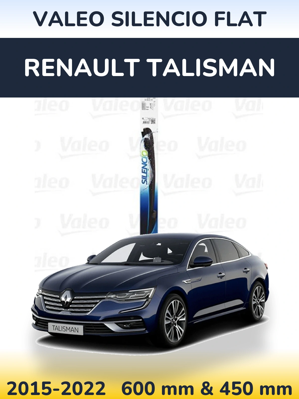 Ștergătoare Valeo Silencio Flat pentru Renault Talisman