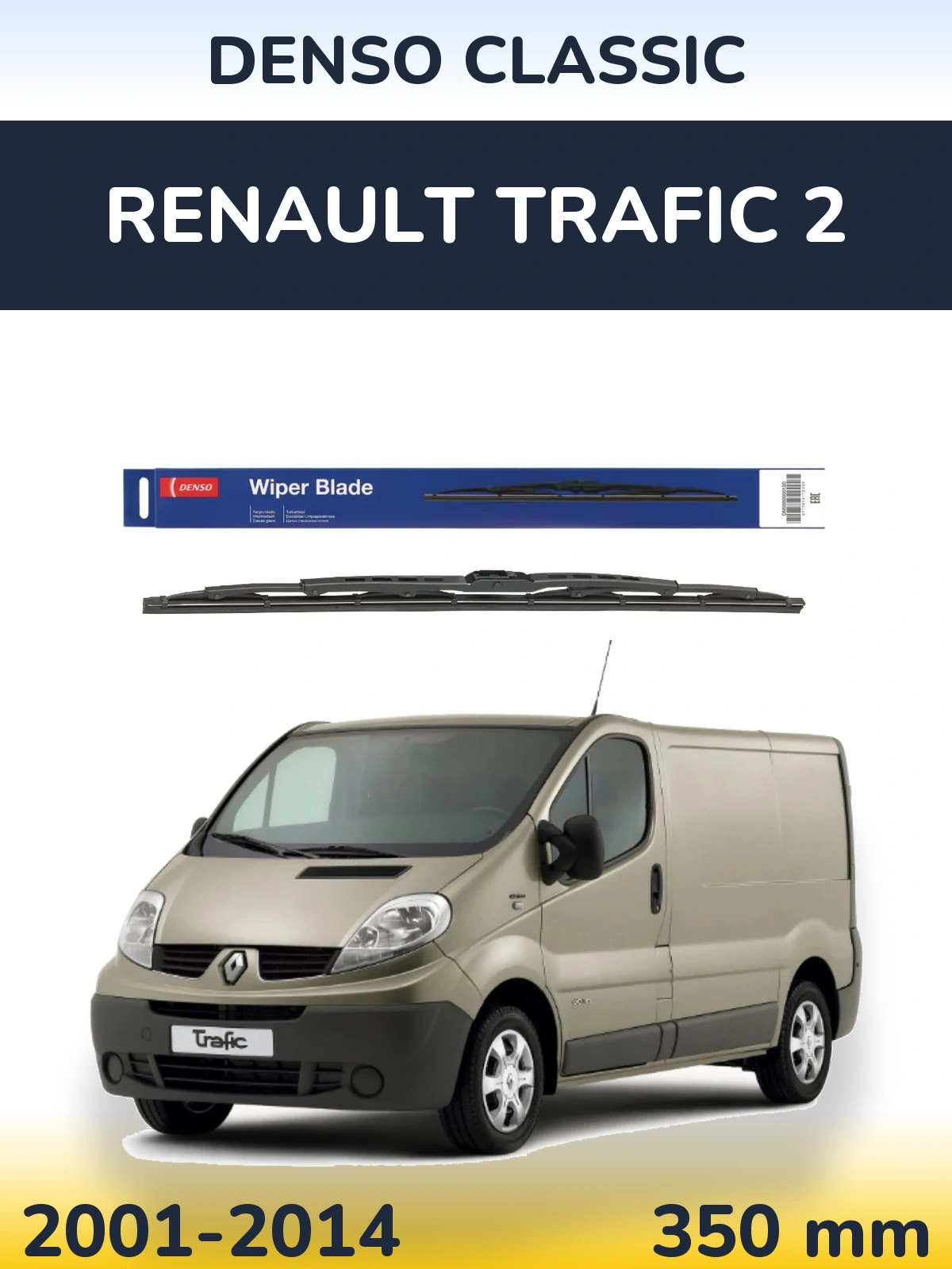 Ștergătoare Denso Classic pentru Renault Trafic 2