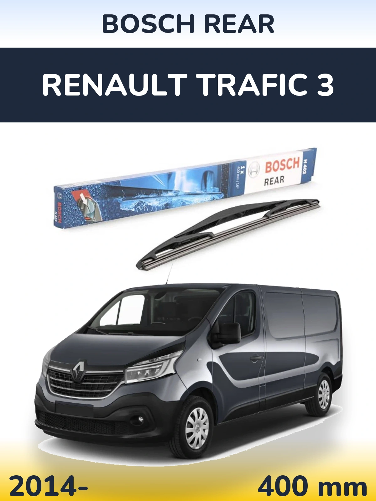 Ștergătoare BOSCH Rear pentru Renault Trafic 3