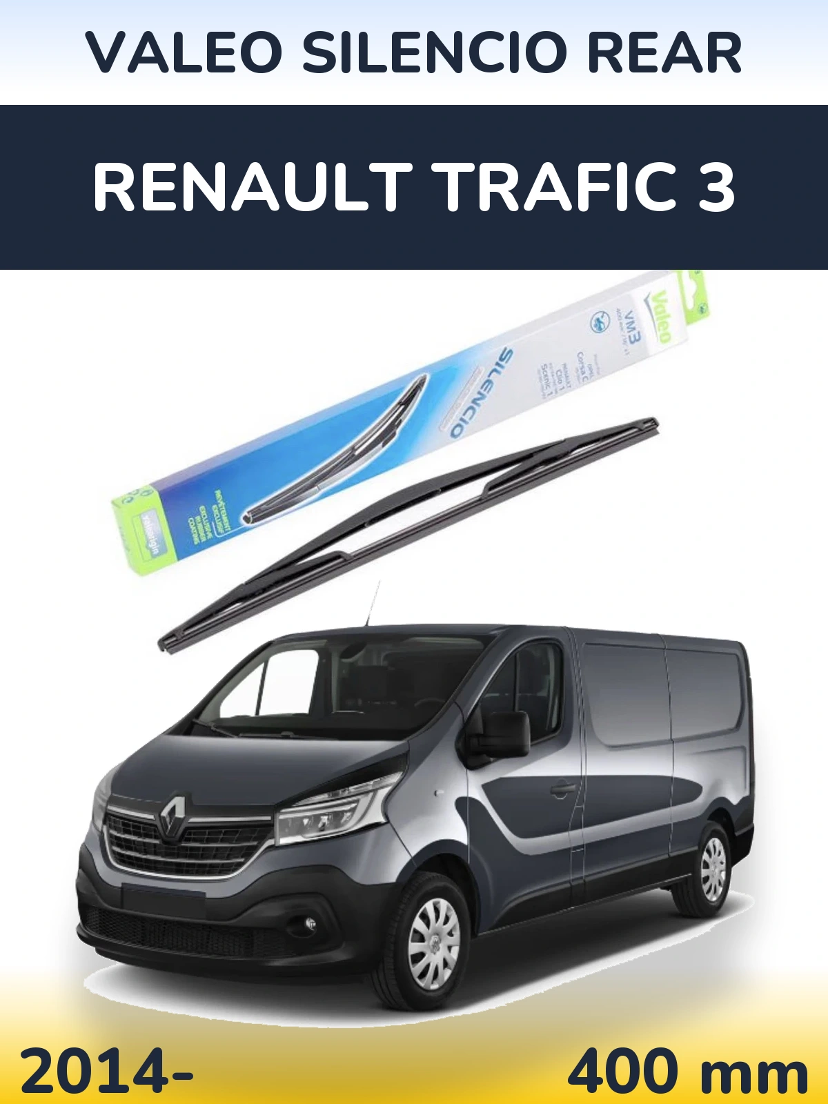 Ștergătoare Valeo Silencio Rear pentru Renault Trafic 3
