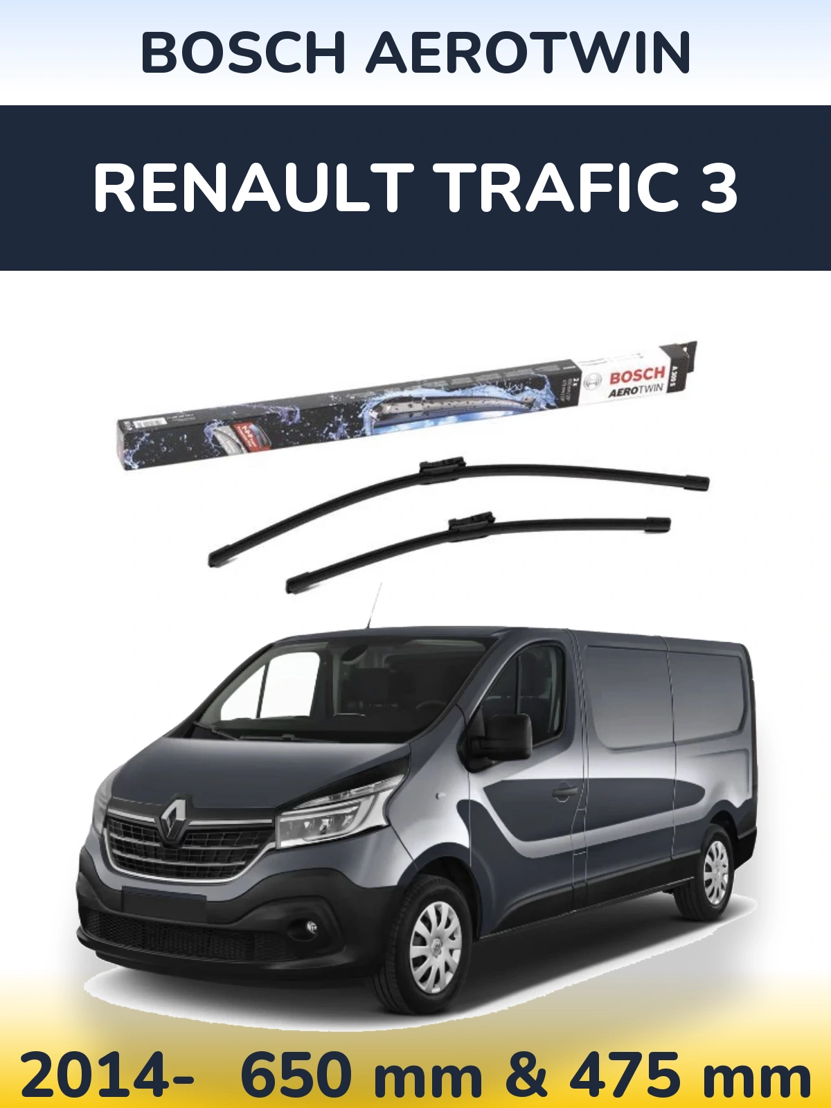 Ștergătoare BOSCH AeroTwin pentru Renault Trafic 3
