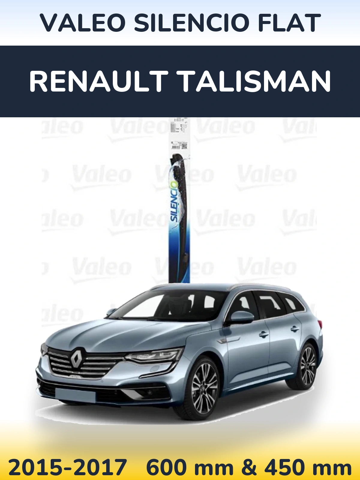 Ștergătoare Valeo Silencio Flat pentru Renault Talisman