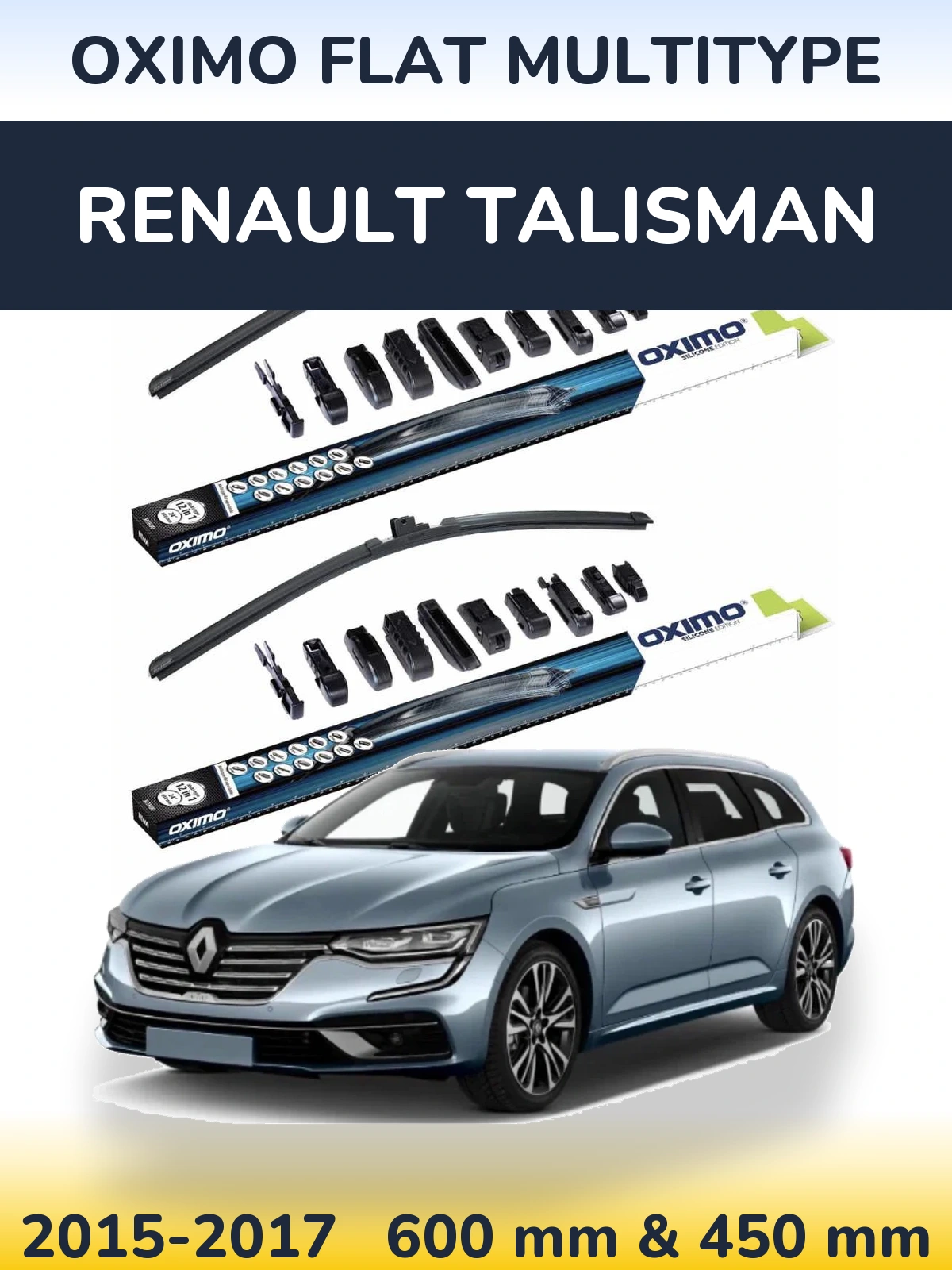 Ștergătoare Oximo Flat MultiTipe pentru Renault Talisman