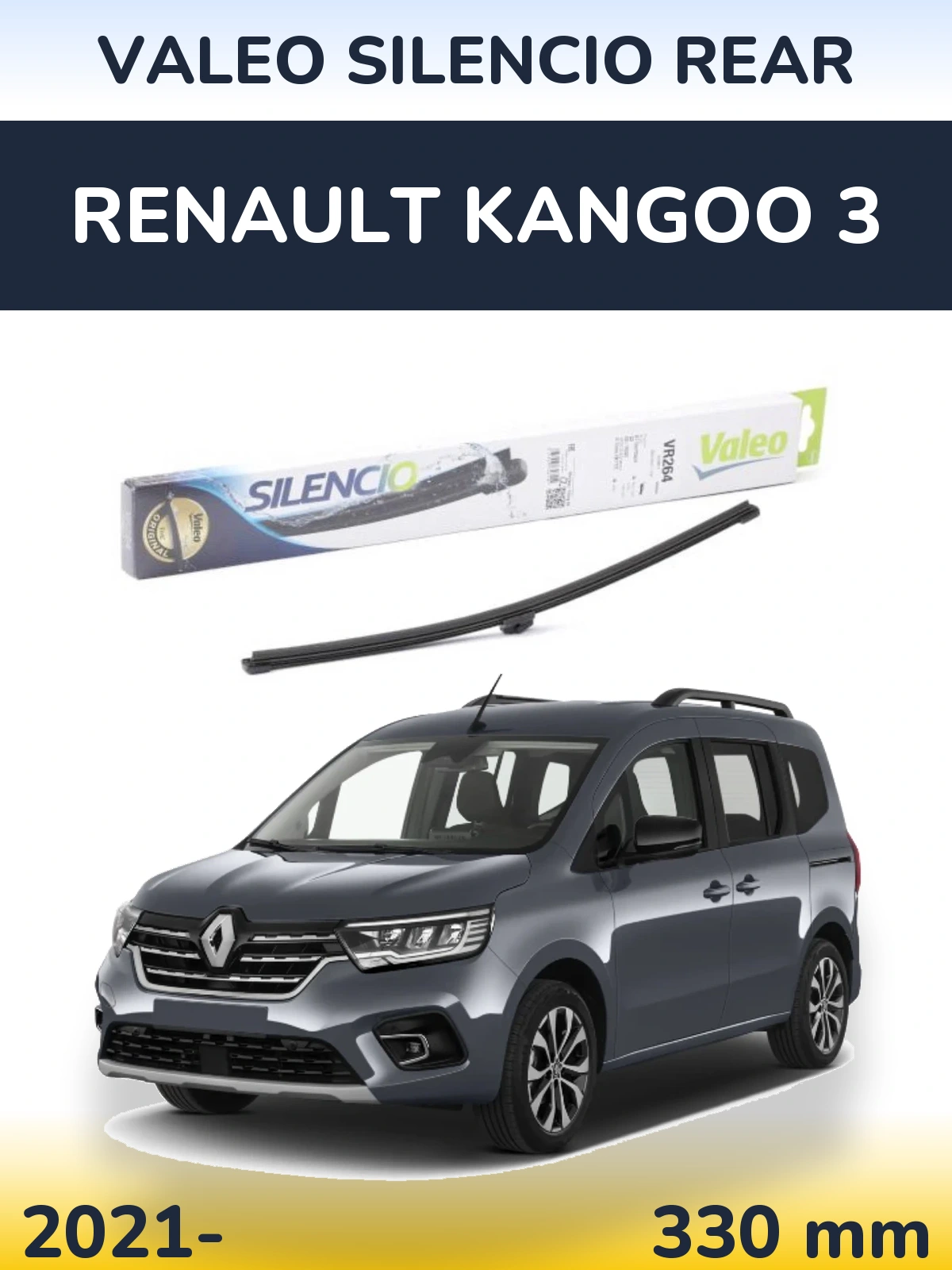 Ștergătoare Valeo Silencio Rear pentru Renault Kangoo 3