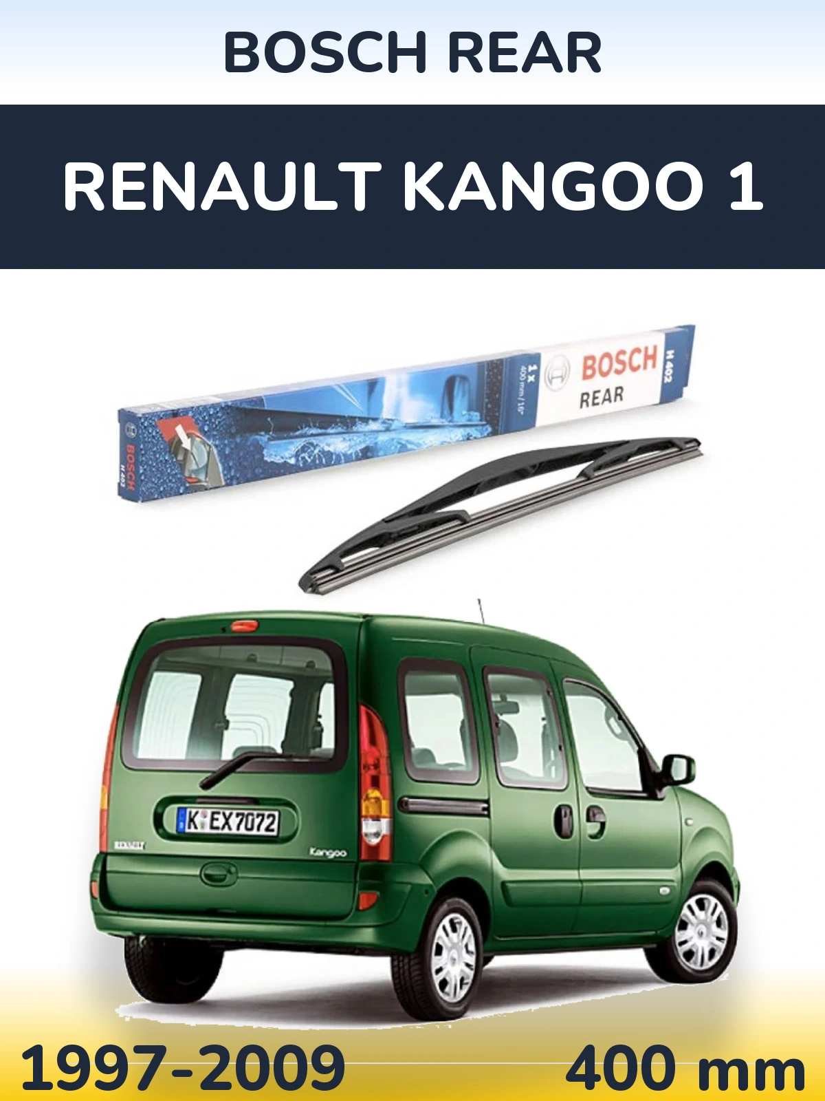Ștergătoare BOSCH Rear pentru Renault Kangoo 1