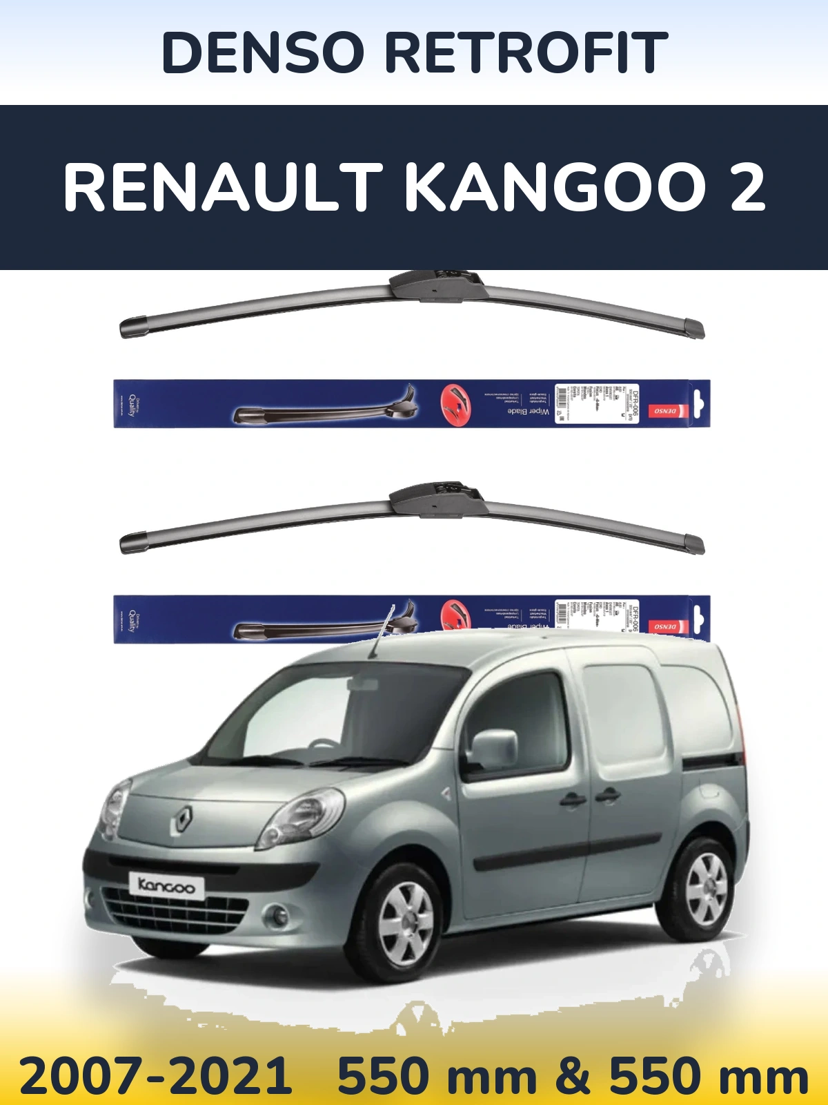 Ștergătoare Denso Retrofit pentru Renault Kangoo 2
