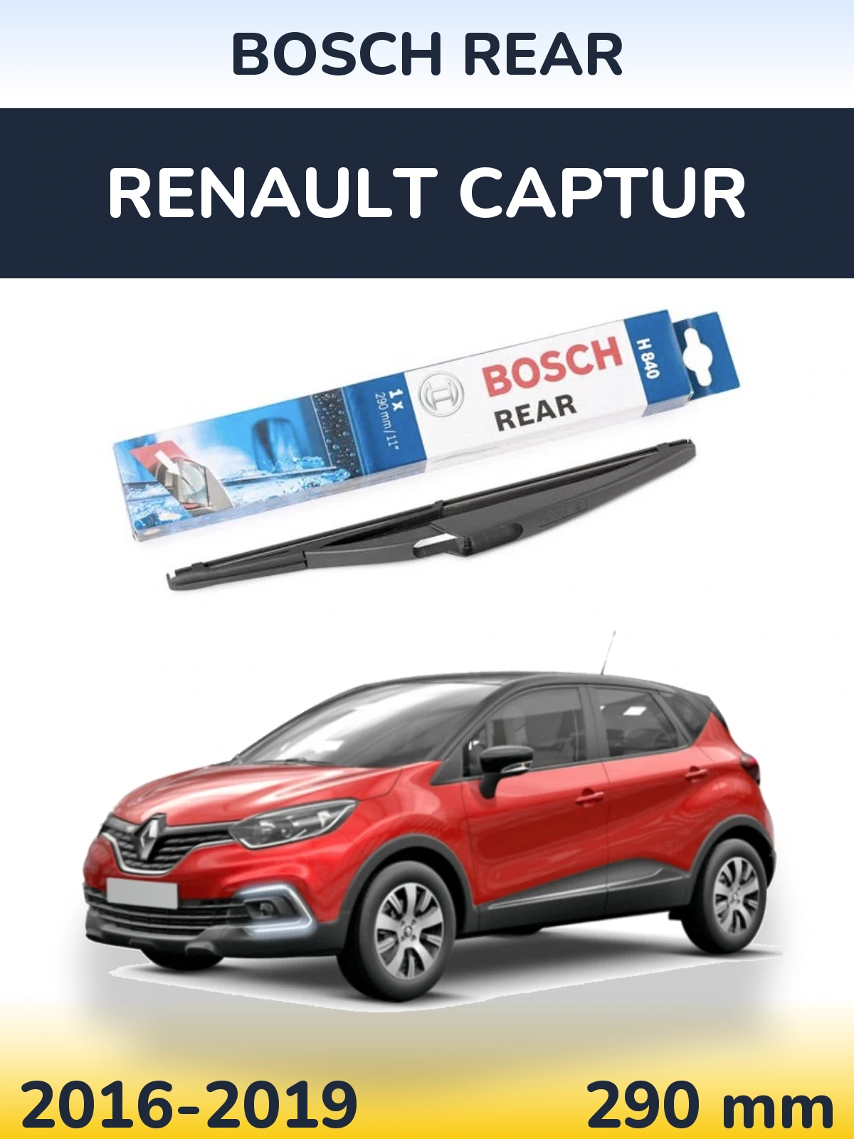 Ștergătoare BOSCH Rear pentru Renault Captur