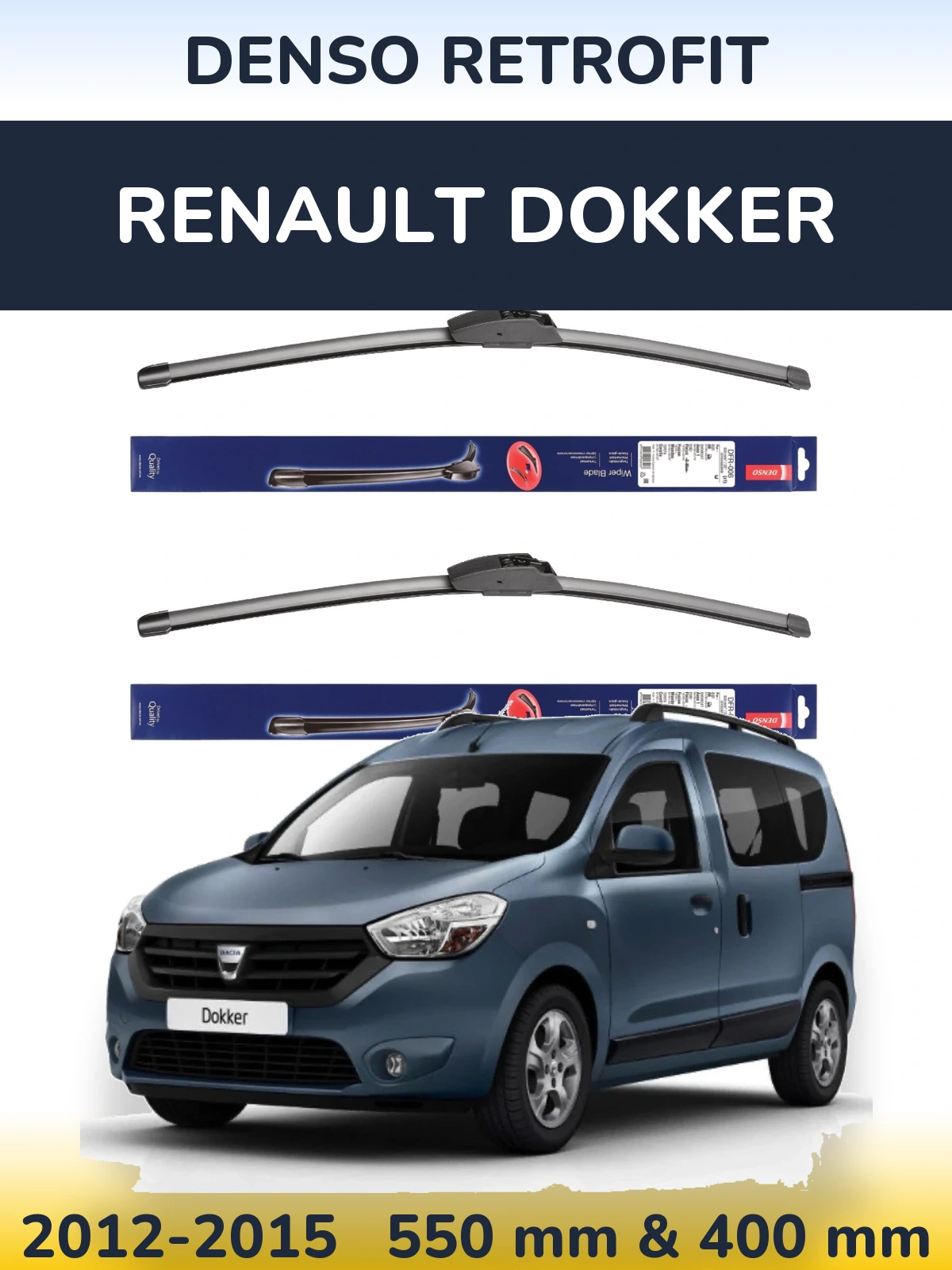 Ștergătoare Denso Retrofit pentru Renault Dokker