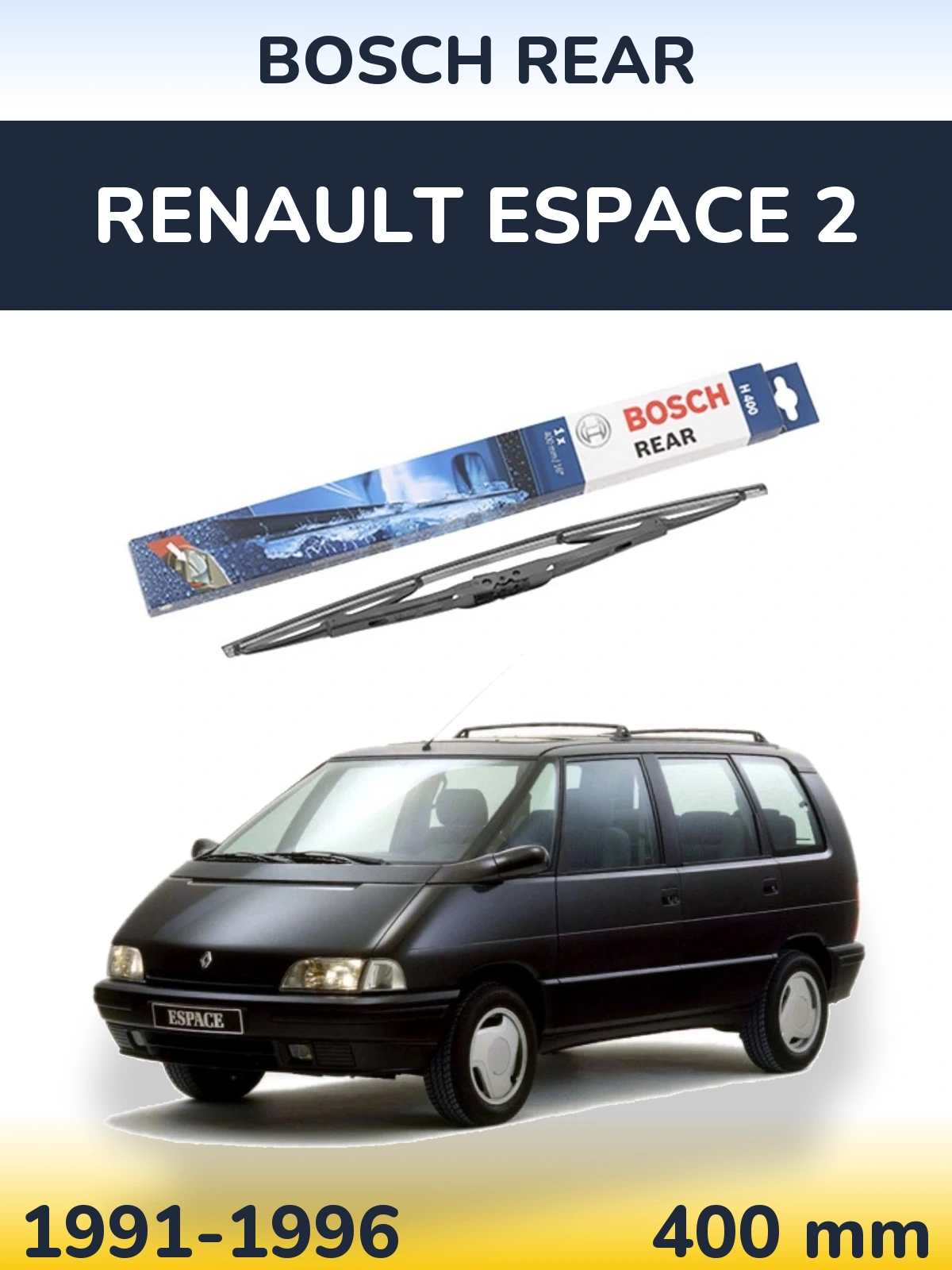 Ștergătoare BOSCH Rear pentru Renault Espace 2