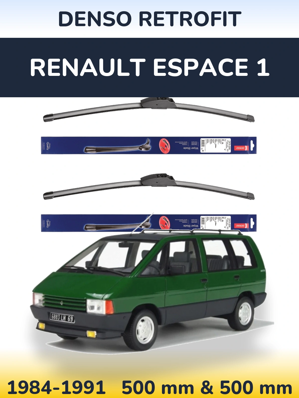 Ștergătoare Denso Retrofit pentru Renault Espace 1