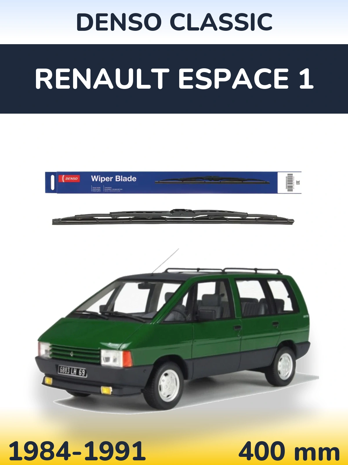 Ștergătoare Denso Classic pentru Renault Espace 1