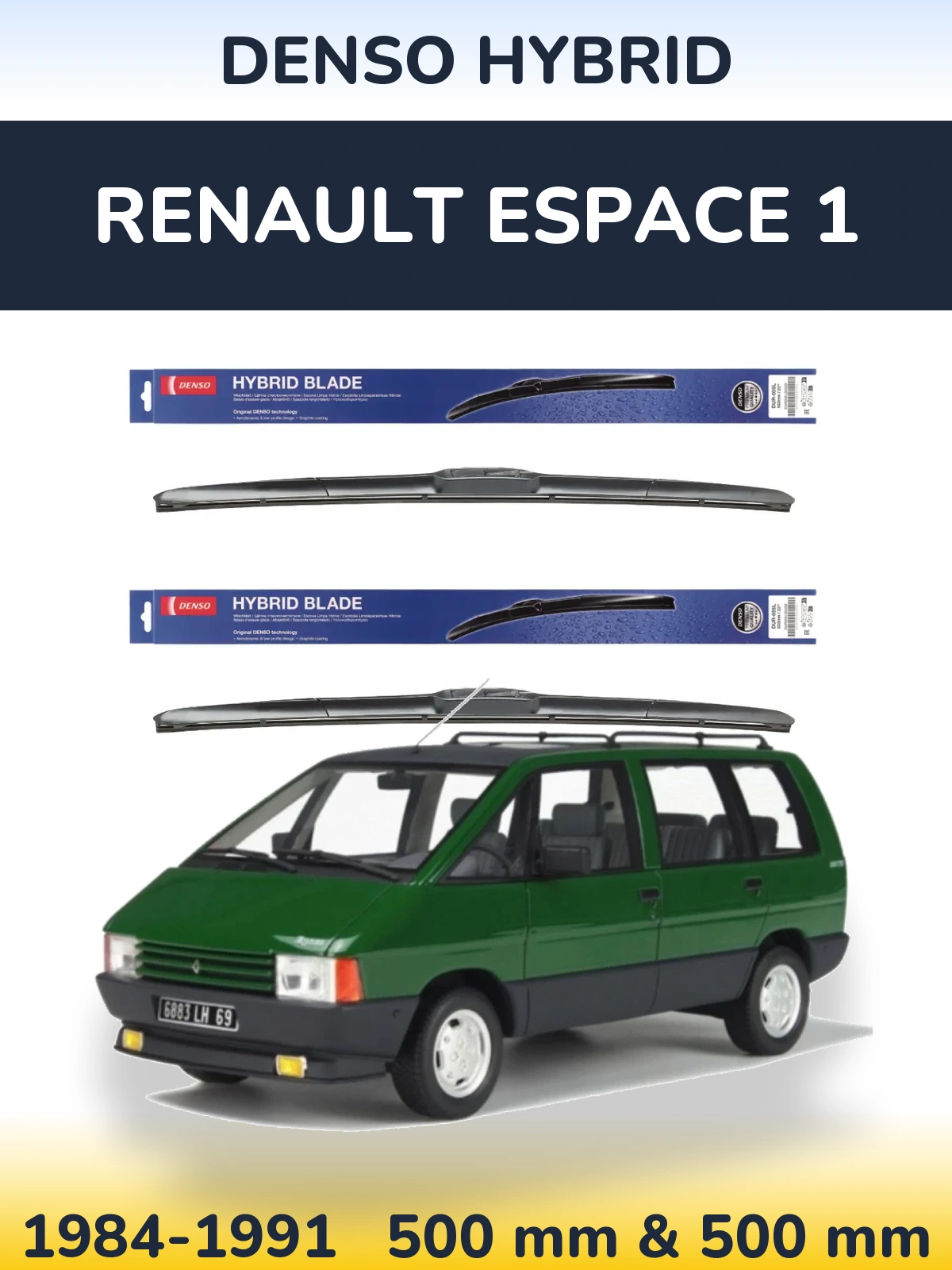 Ștergătoare Denso Hybrid pentru Renault Espace 1