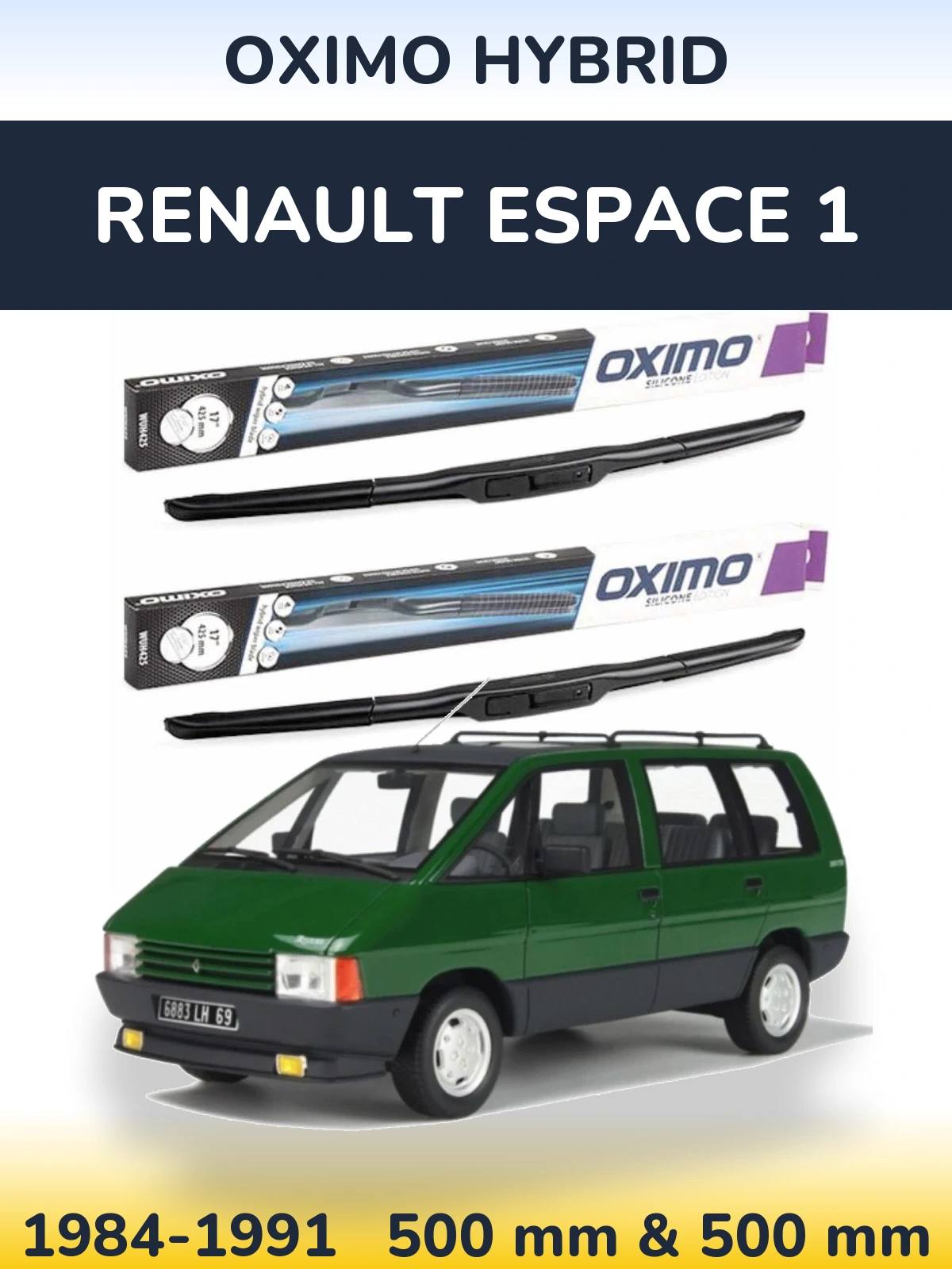 Ștergătoare Oximo Hybrid pentru Renault Espace 1